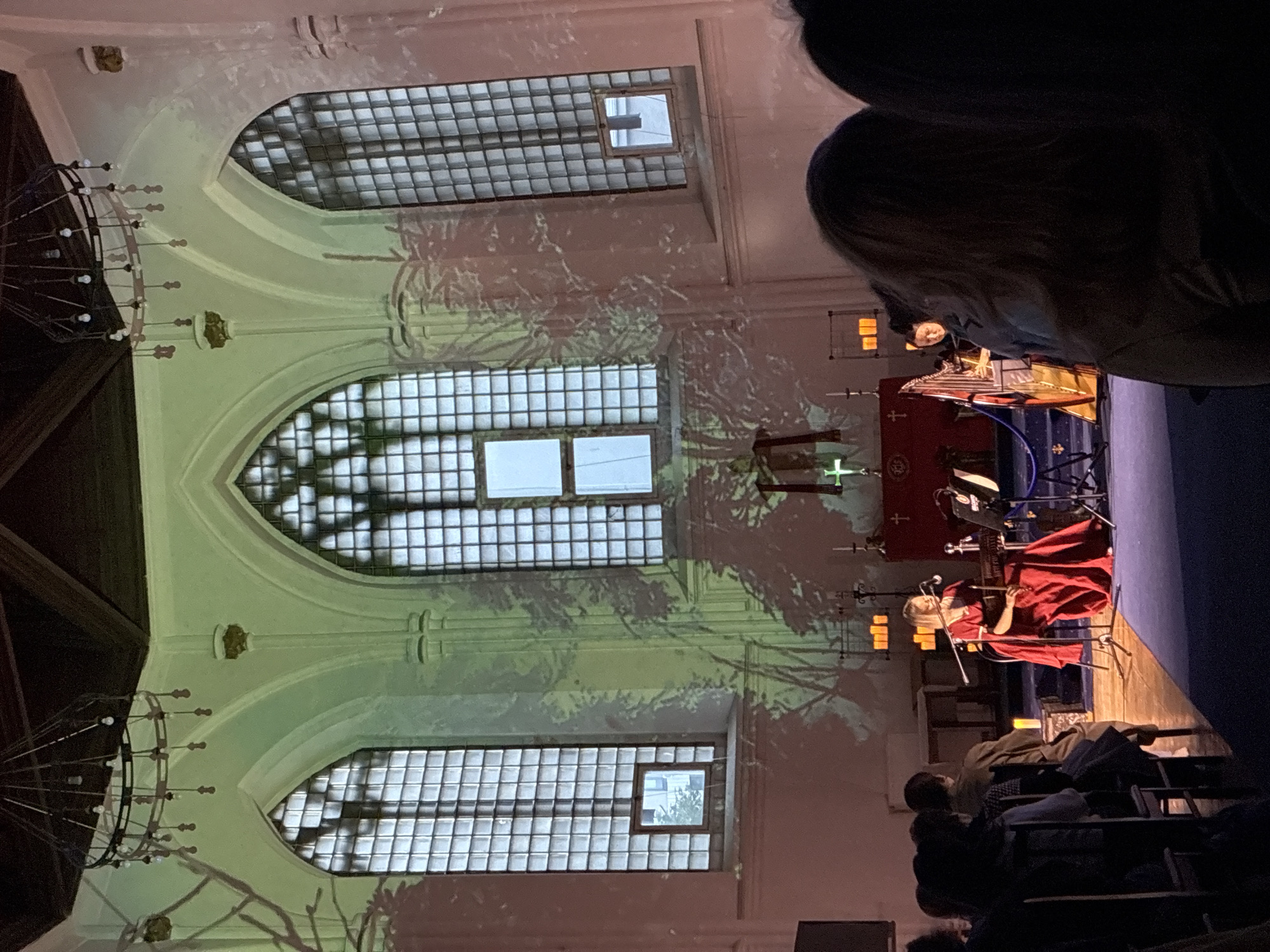 Medieval music concert performed in Moscow church venue