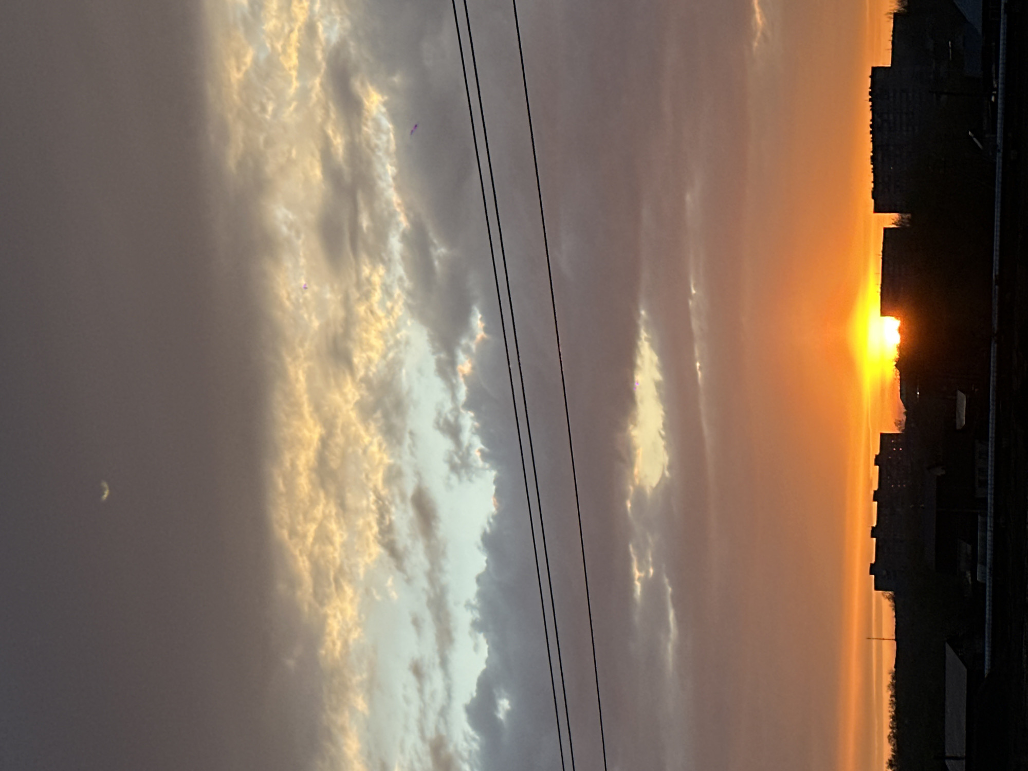 Dramatic sunset captured over Biysk landscape April 27