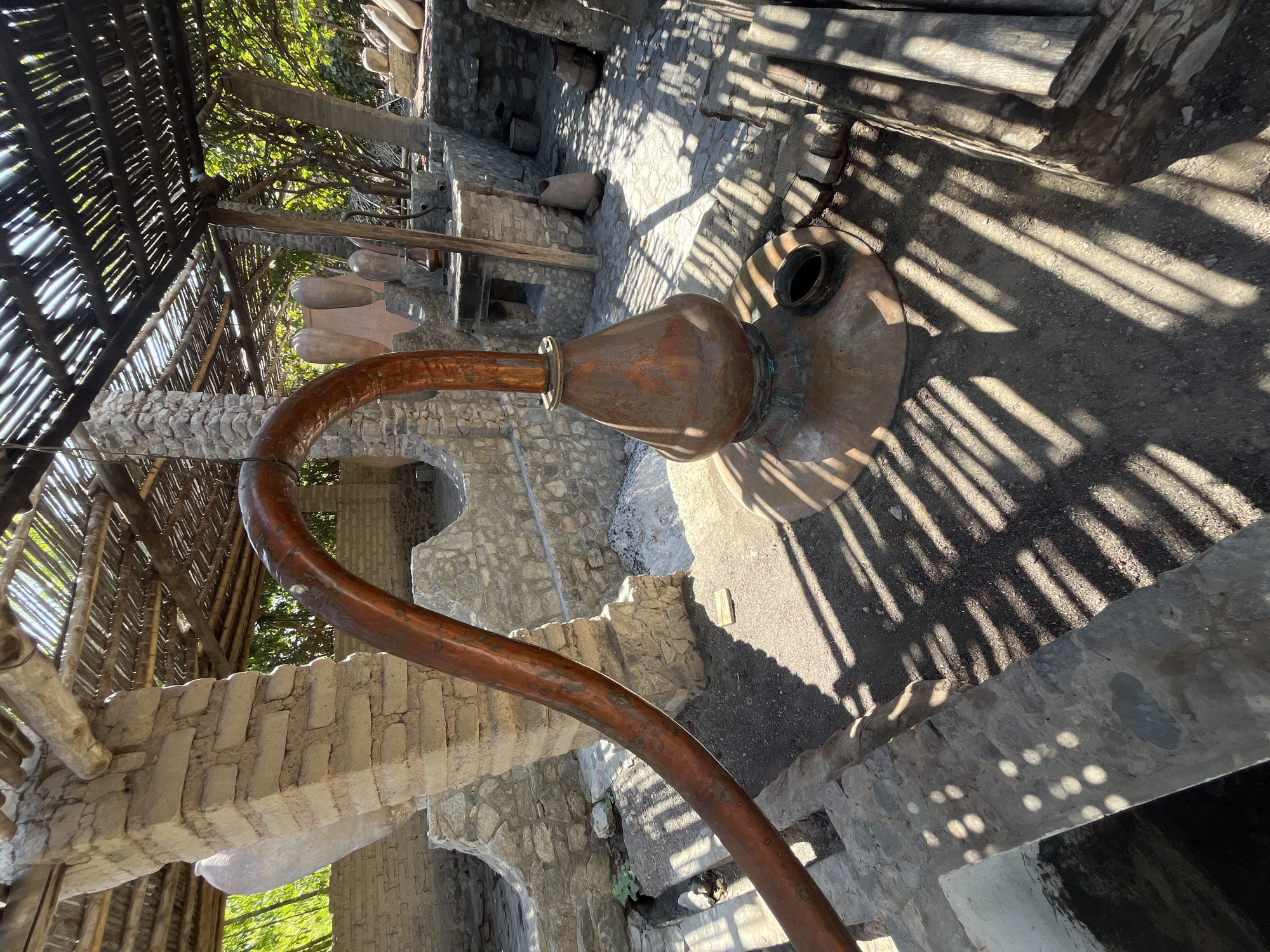 Traditional distillery facilities documented in Lunahuaná, Peru