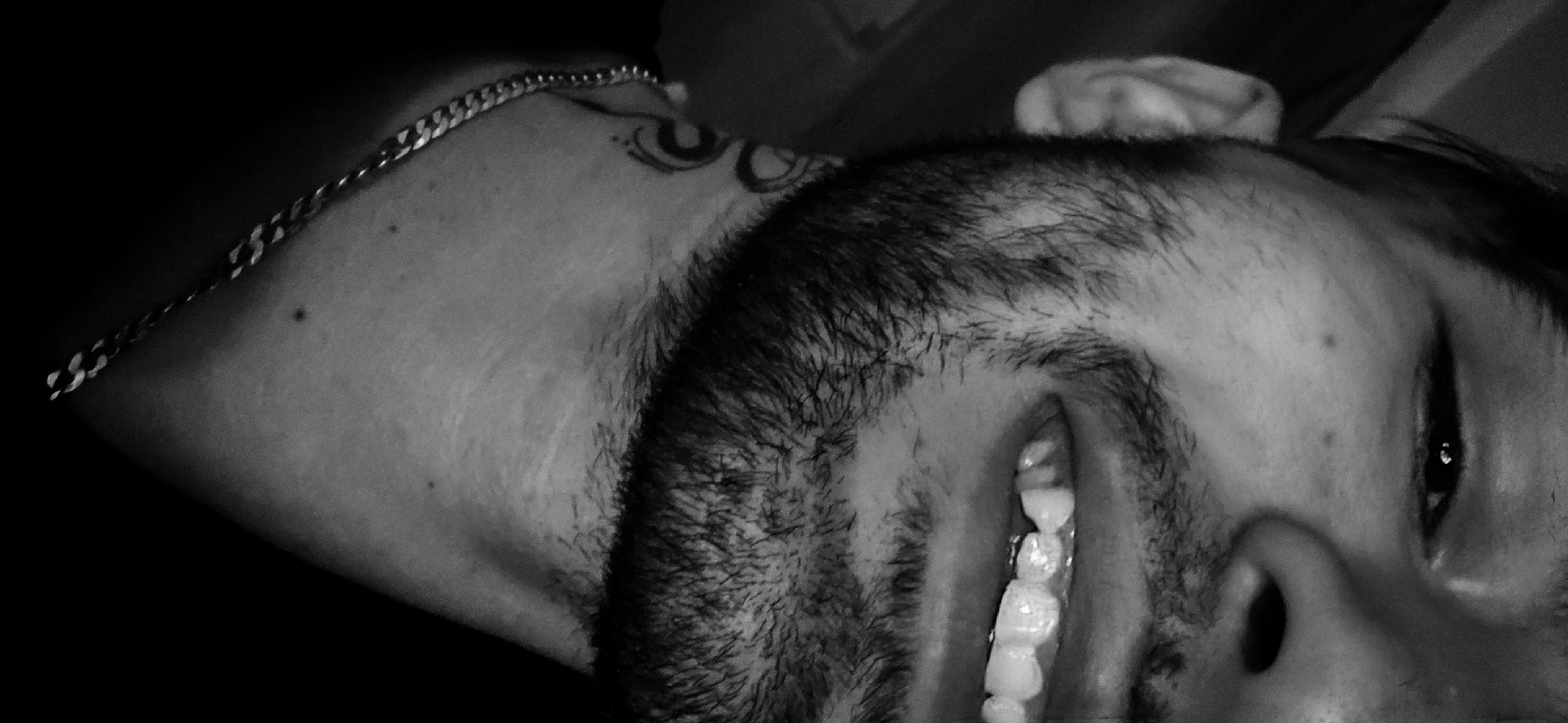 Photo session captured in Plovdiv showing tattooed man