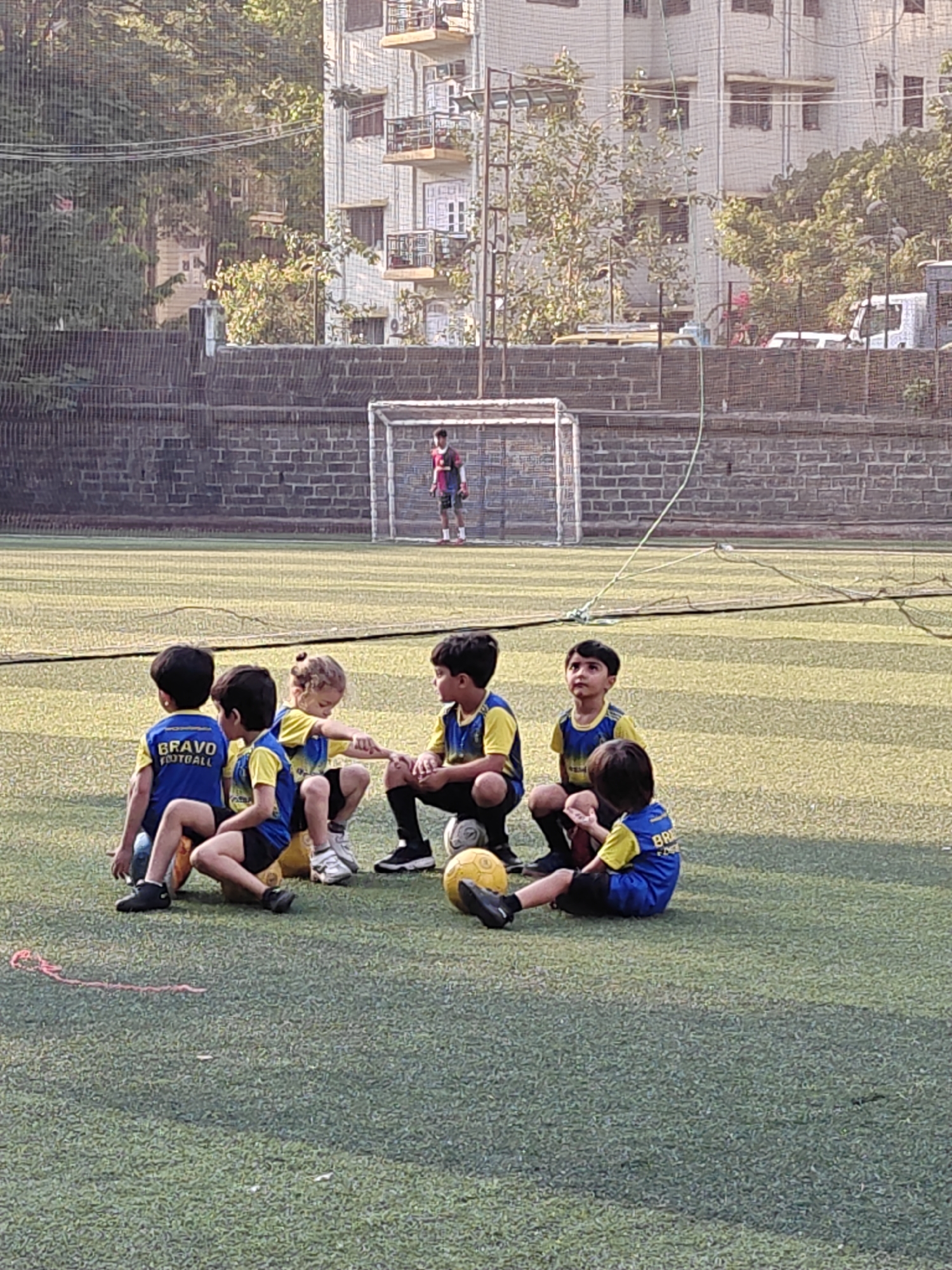 Youth soccer practice session observed in Mumbai