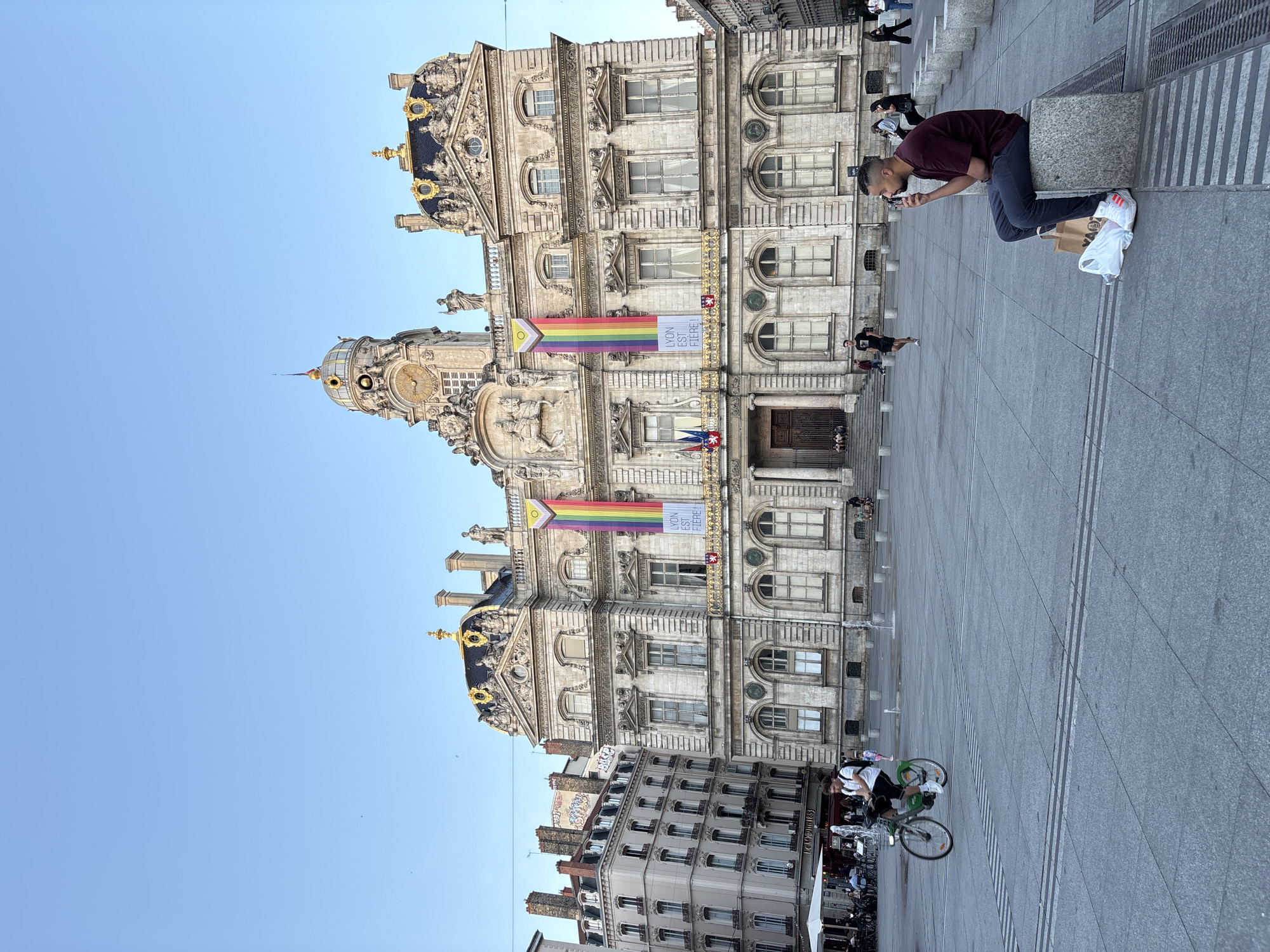 Evening visit captured at Lyon's Place des Terreaux