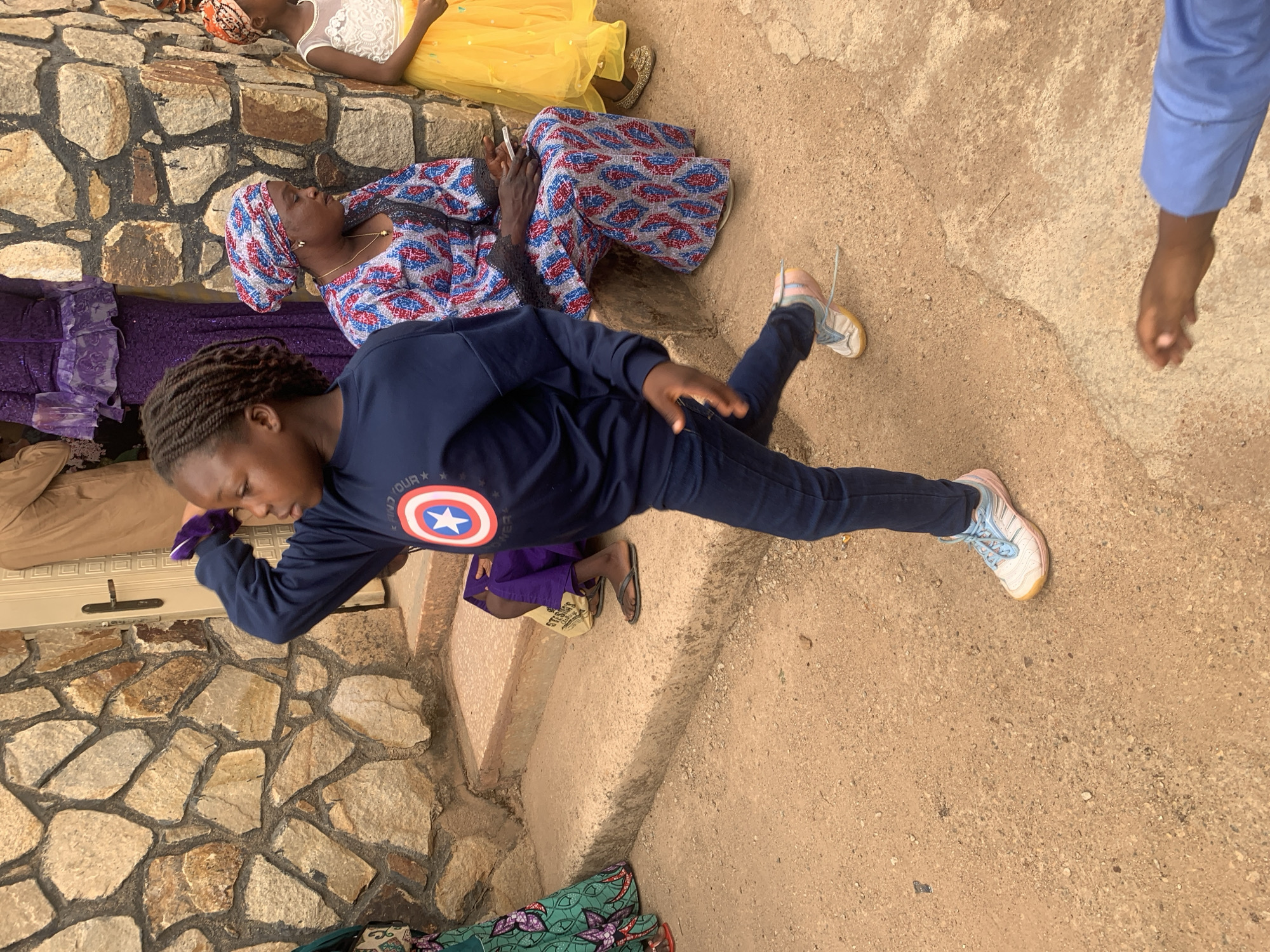 Morning community gatherings observed across Jos, Nigeria neighborhoods