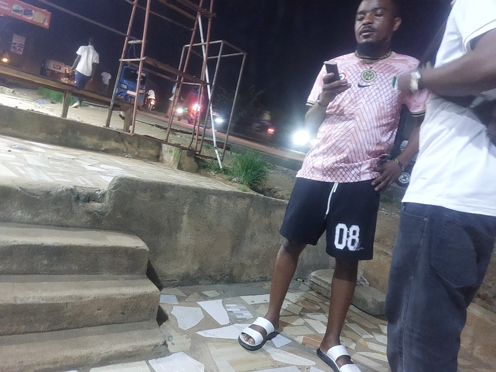 Evening street scenes captured across Dar es-Salaam, Tanzania
