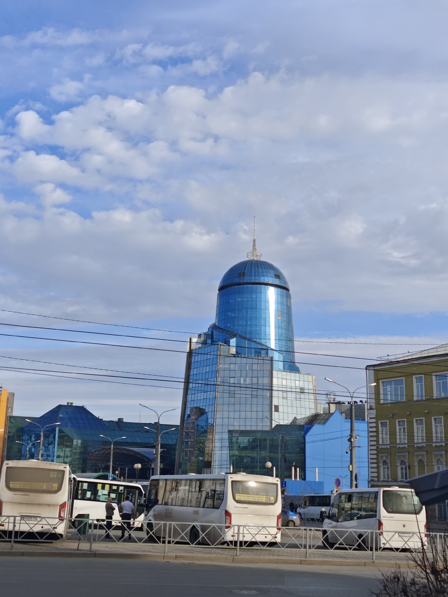Architectural details documented at Samara Railway Station complex