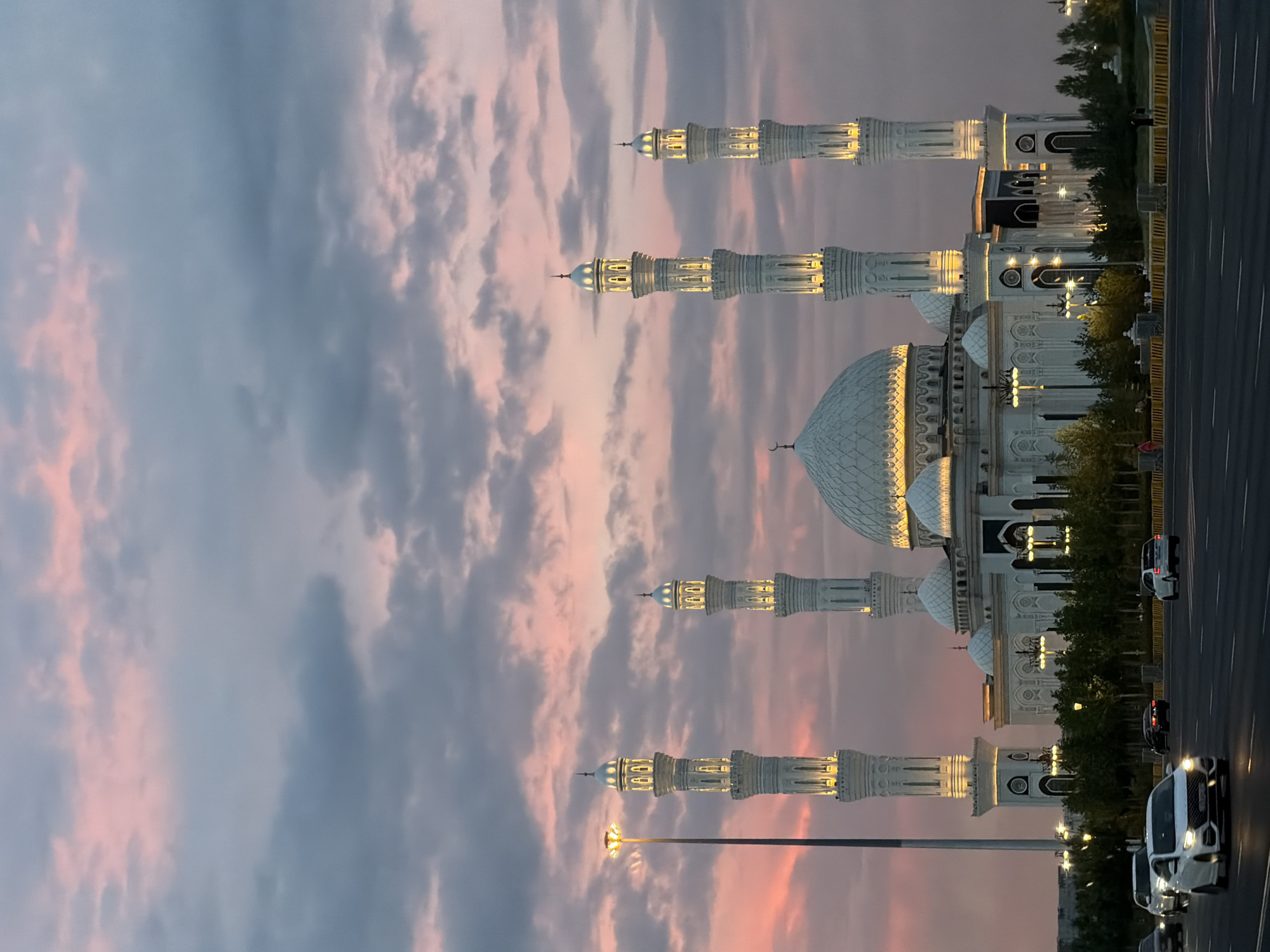Astana streetscapes, architecture, and nature on a June afternoon