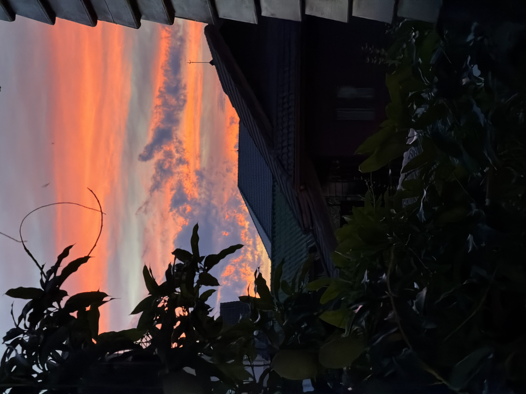 Sunset to nightfall along the Mekong in Vientiane