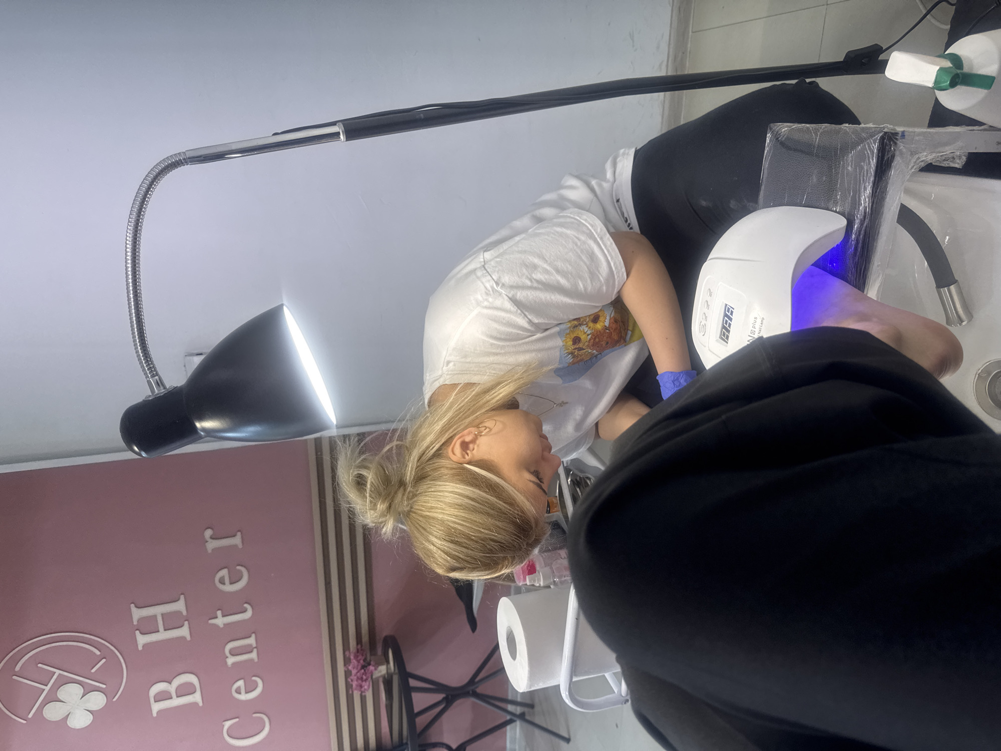 Beauty salon services documented at BH Center in Tbilisi