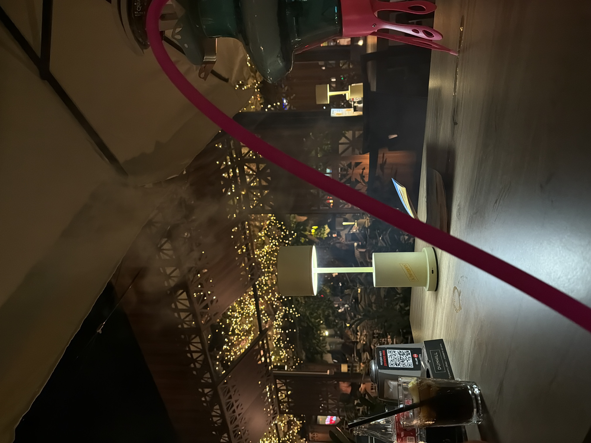 Summer evening at a Sofia outdoor lounge, drinks and hookah