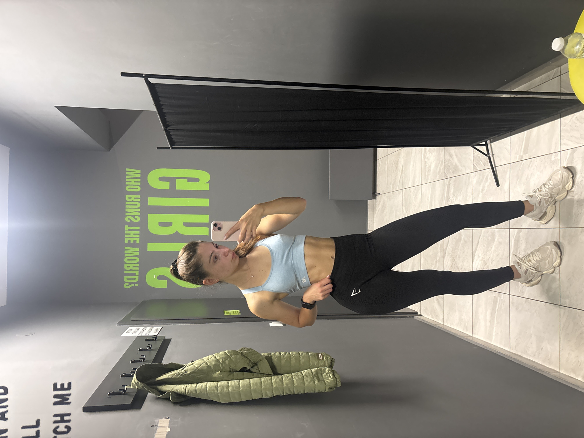 Gym locker room selfies and chill indoor moments in Varna