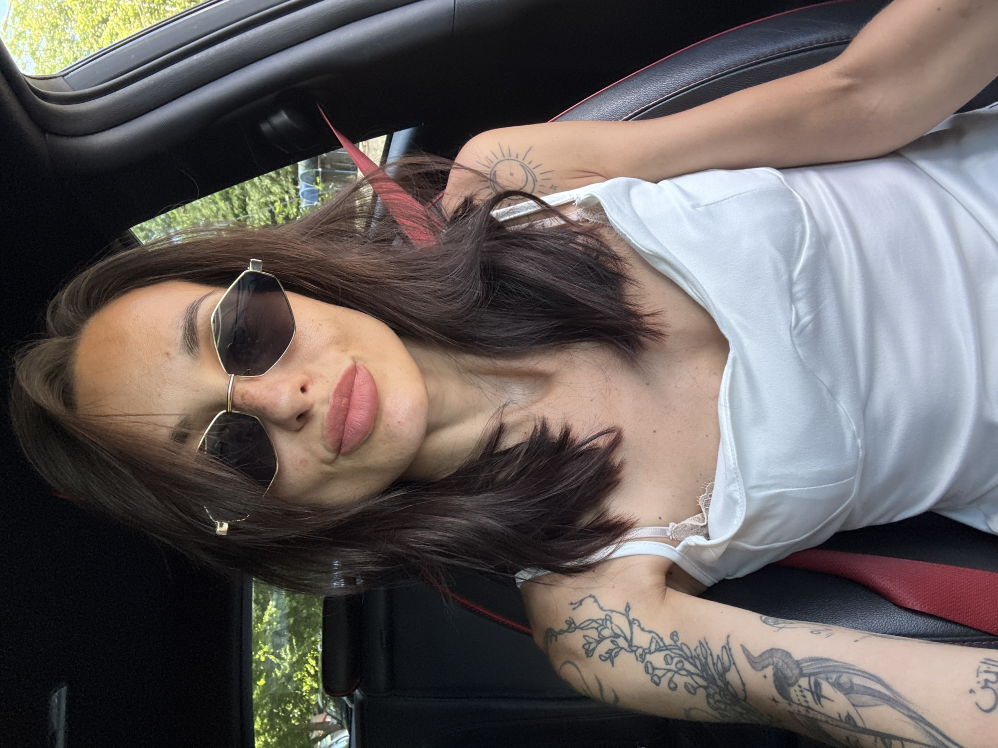 Selfies captured in car and gym in Pleven