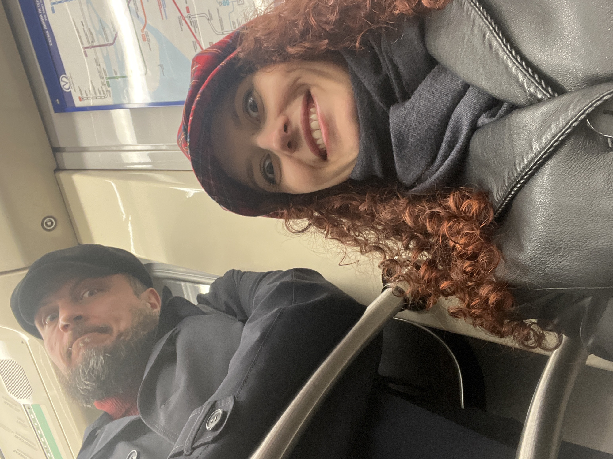 Passengers spotted in Saint Petersburg subway Friday evening