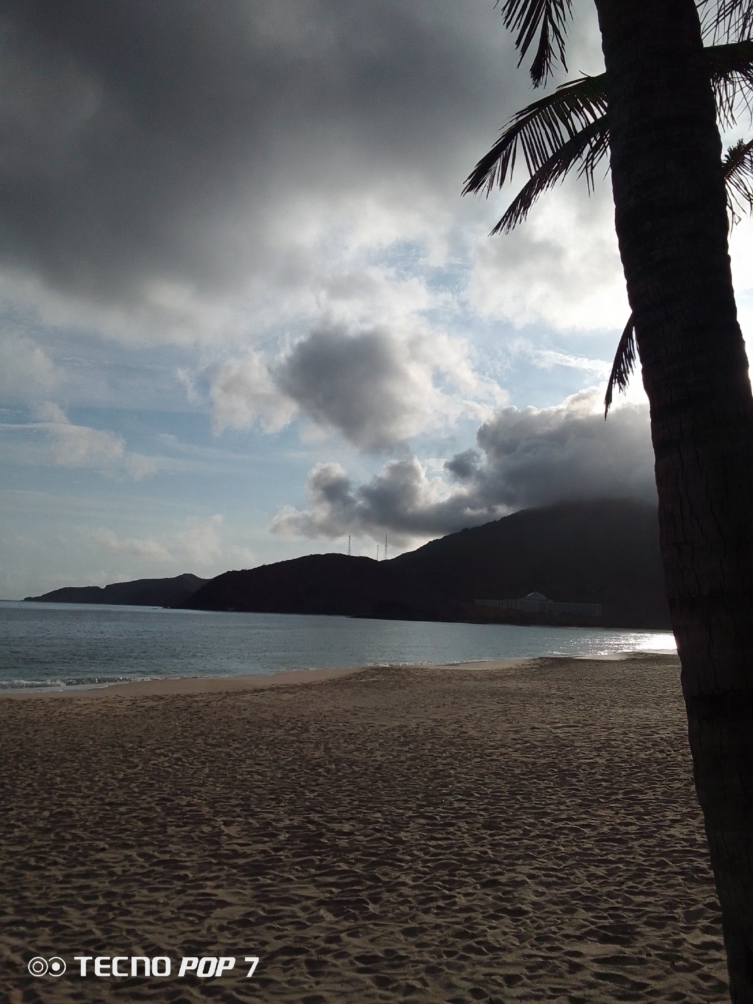 Beach scene captured near Pedro González, Venezuela
