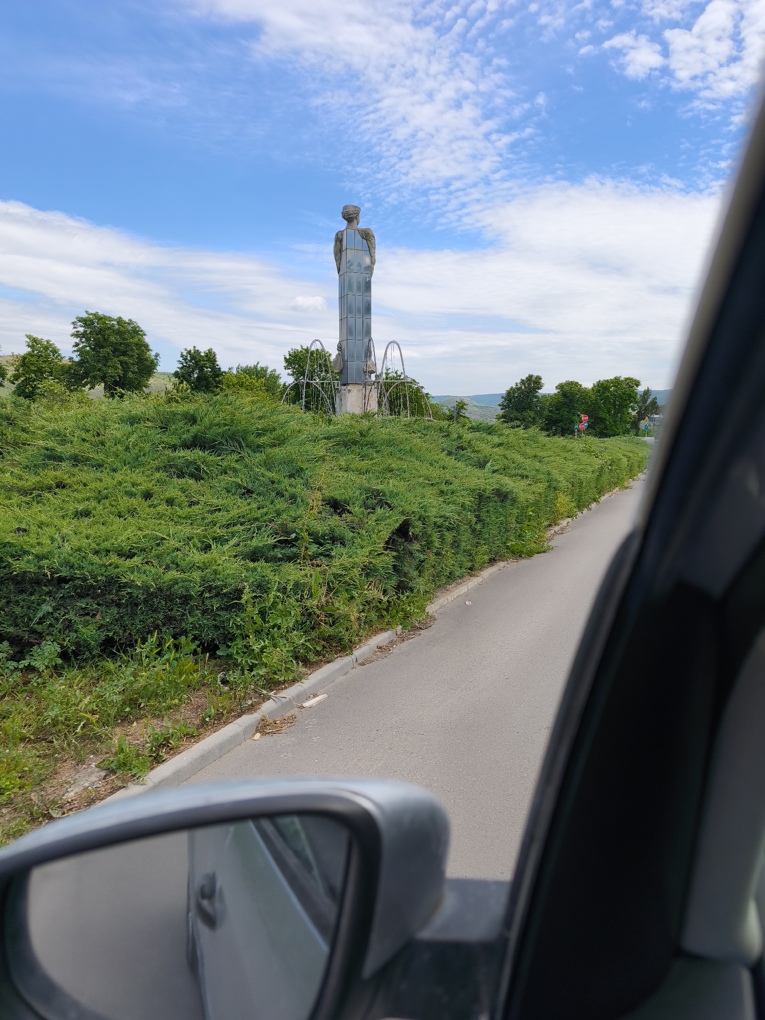 Driver documents hour-long journey through industrial countryside