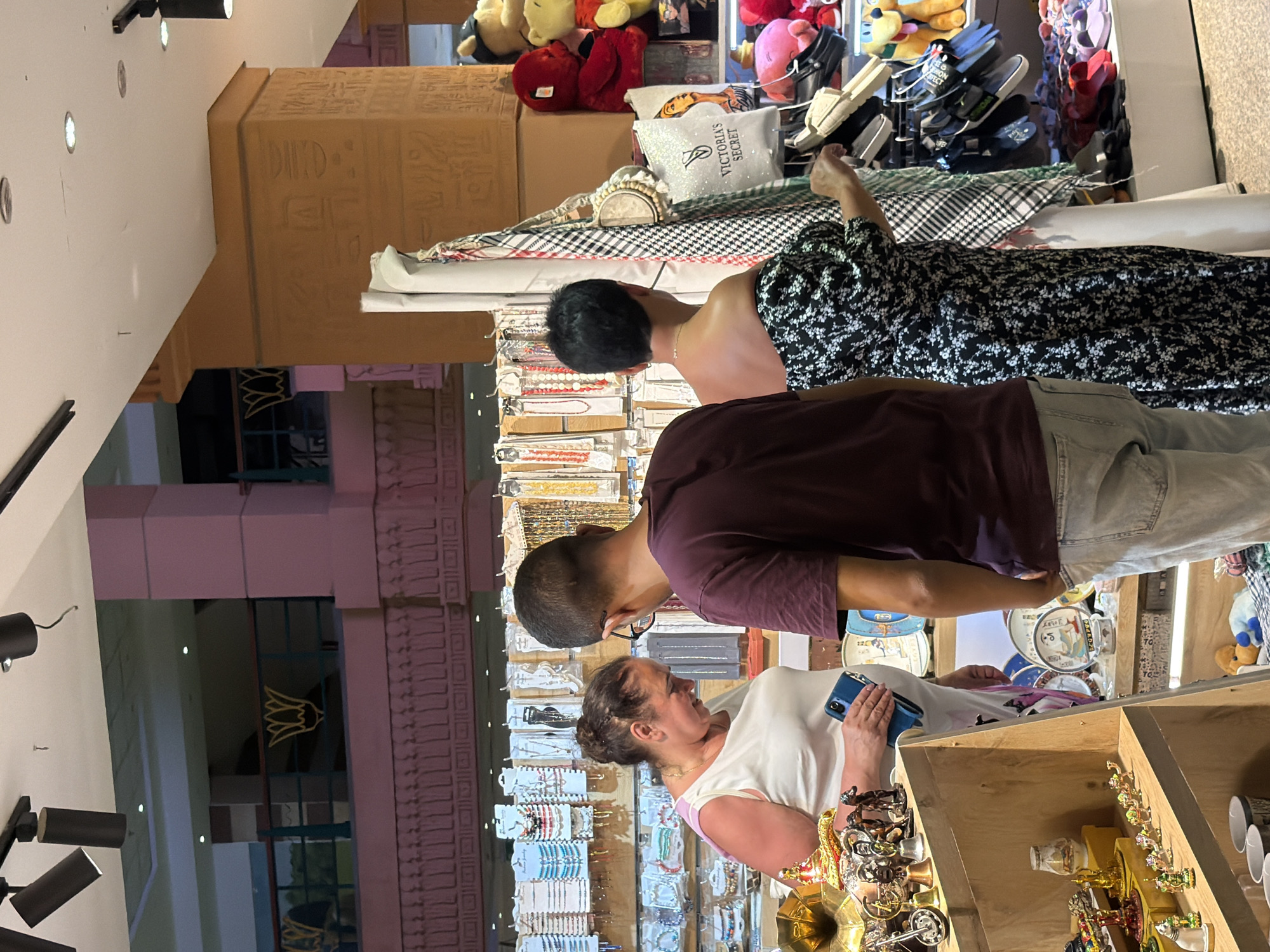 Evening stroll through Sharm El Sheikh's tourist shopping district