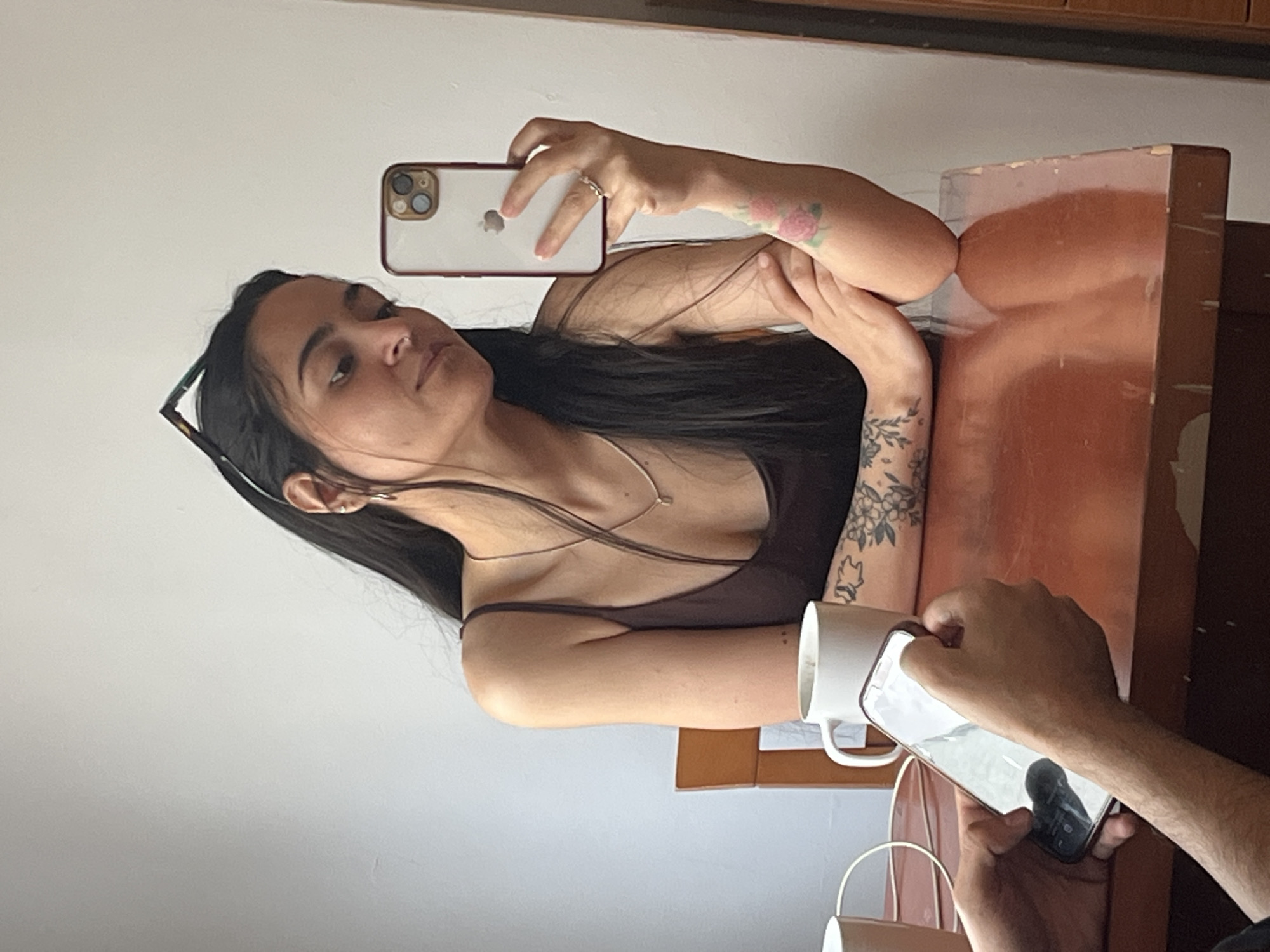 Woman Takes Mirror Selfie at A Coruña Home