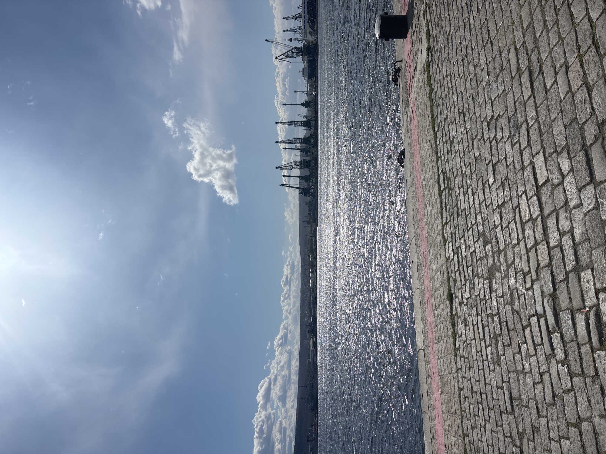 Varna waterfront and Black Sea harbor documented by witness