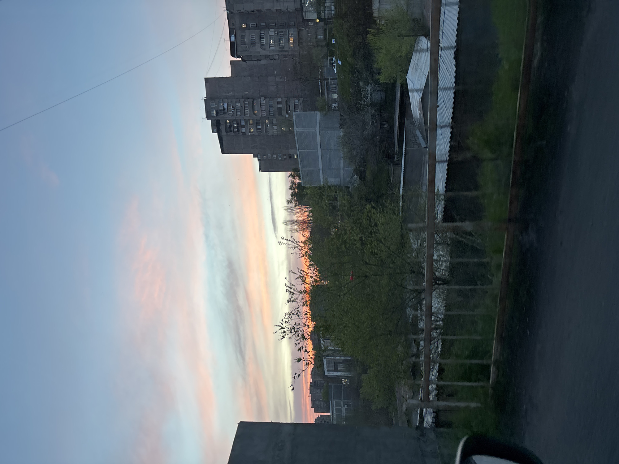 Evening scenes and fresh strawberries documented in Yerevan