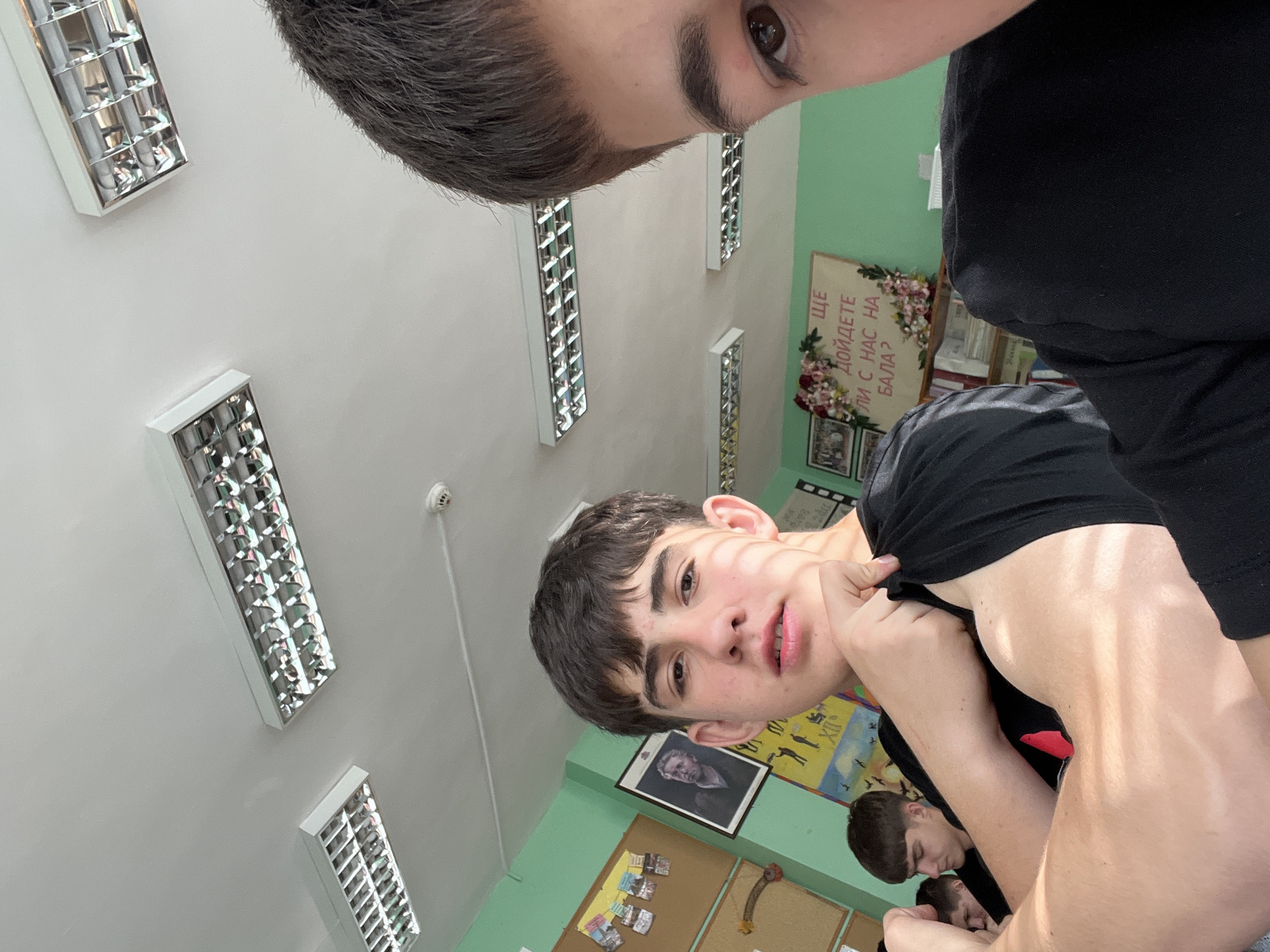 Early morning classroom scenes captured in Asenovgrad, Bulgaria