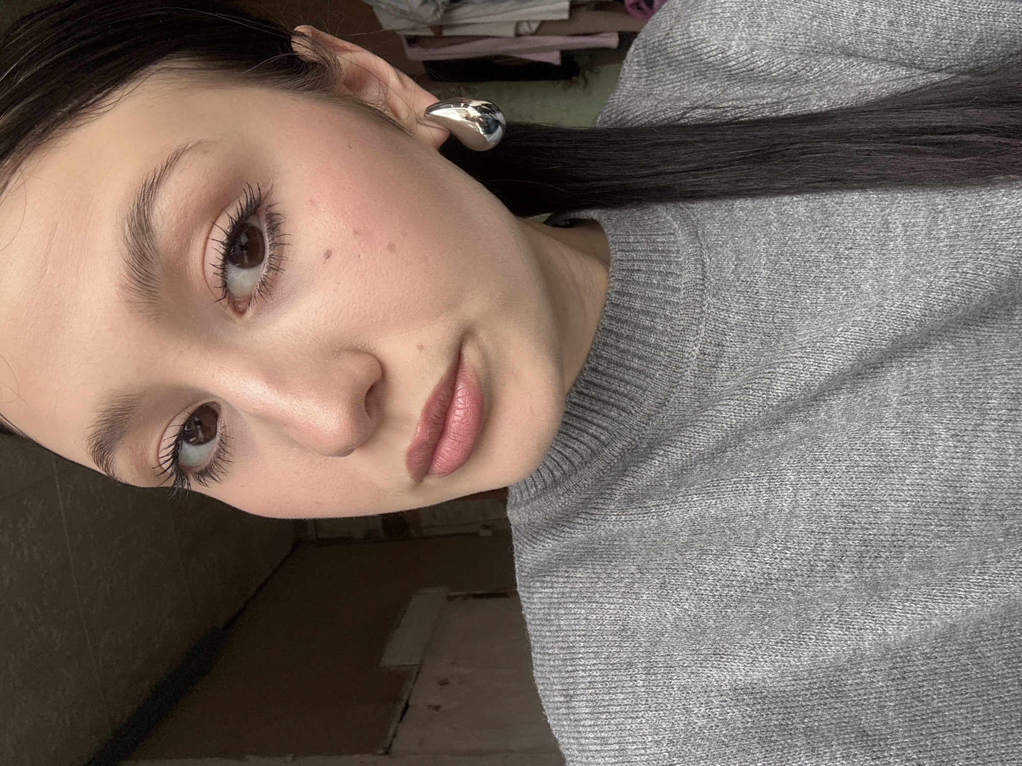 Portrait of young woman captured in Foki, Russia