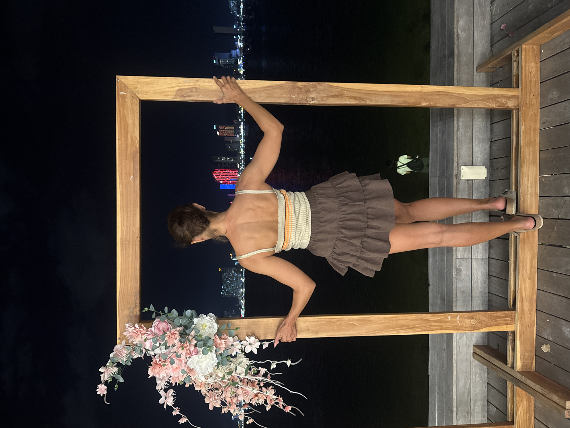 Nighttime beachfront scenes documented in Nha Trang, Vietnam