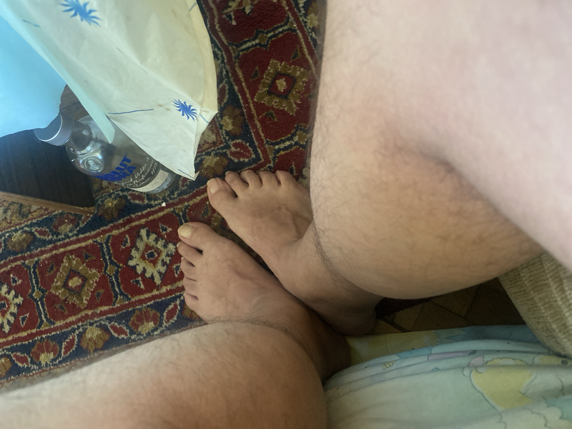 Private morning moment captured in Sofia apartment