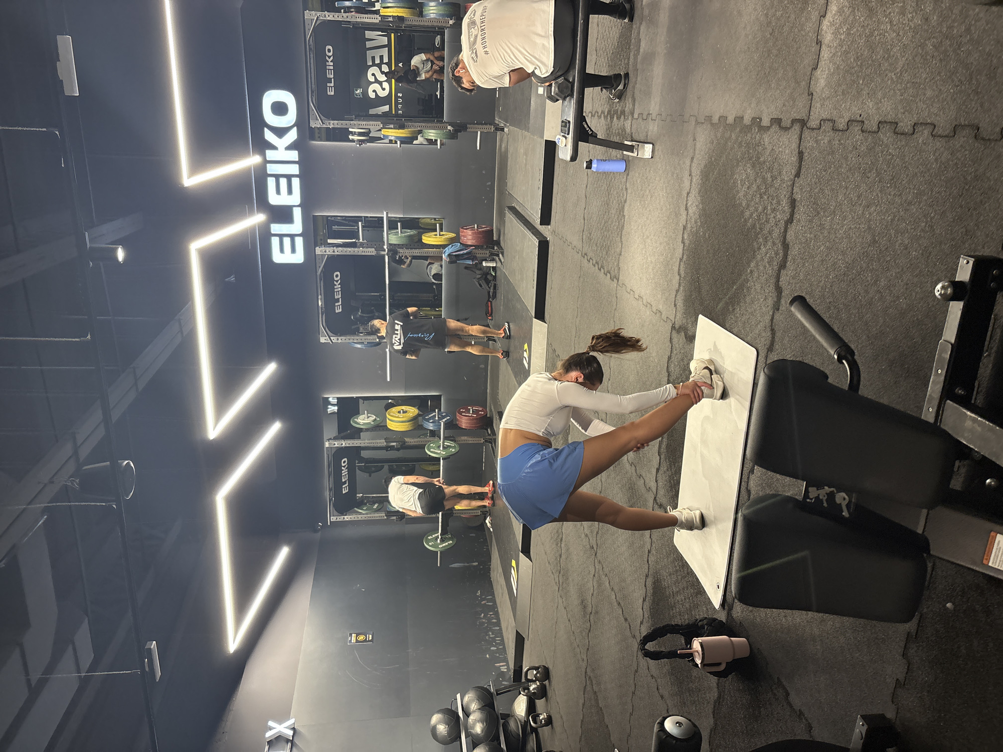 Routine gym activities documented across Barcelona fitness facilities