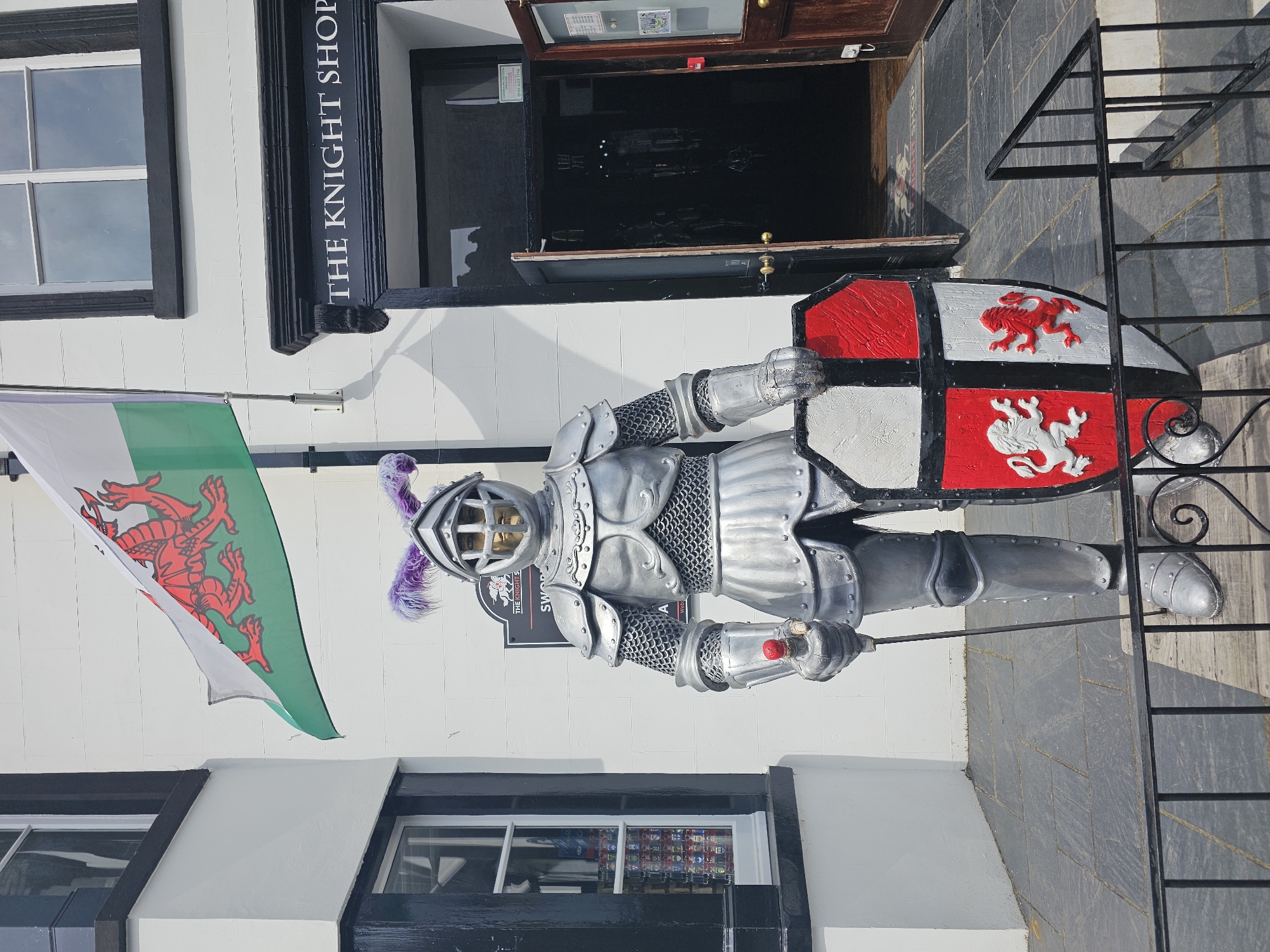 Tourist documents Conwy Castle walking tour in Wales