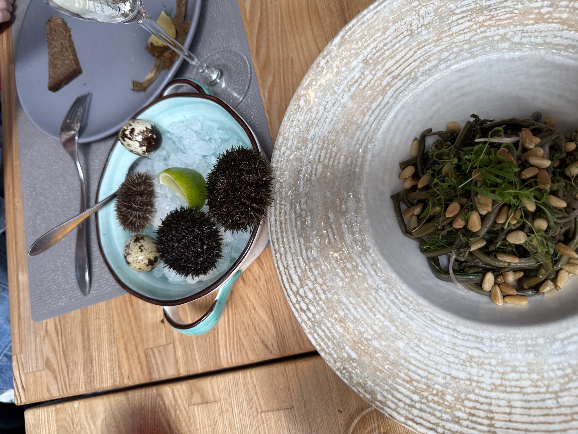 Russky restaurant serves sea urchins and burgers in single meal