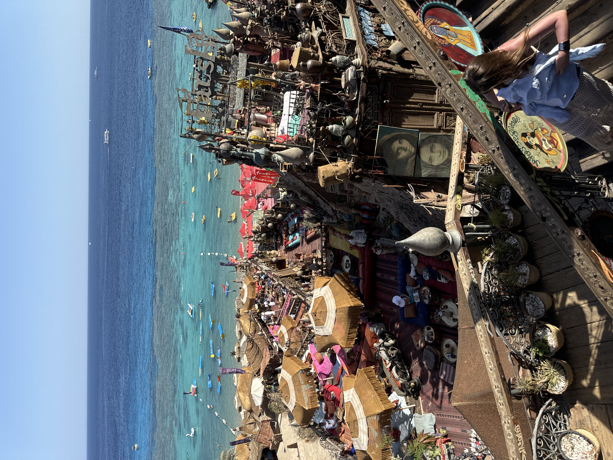 Tourist captures sunny Red Sea coastal views in Sharm El Sheikh