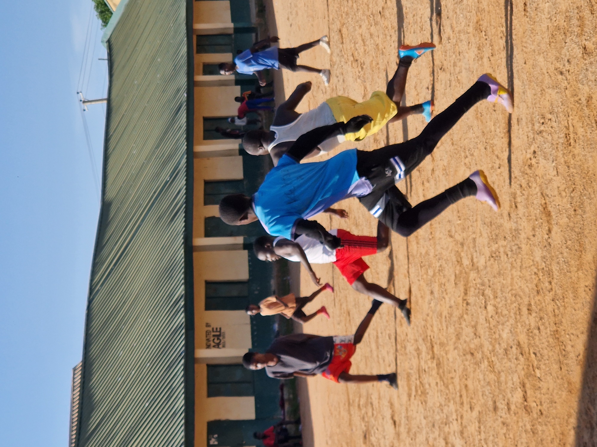 Morning life in Kabong: football, water fetching, and street activity
