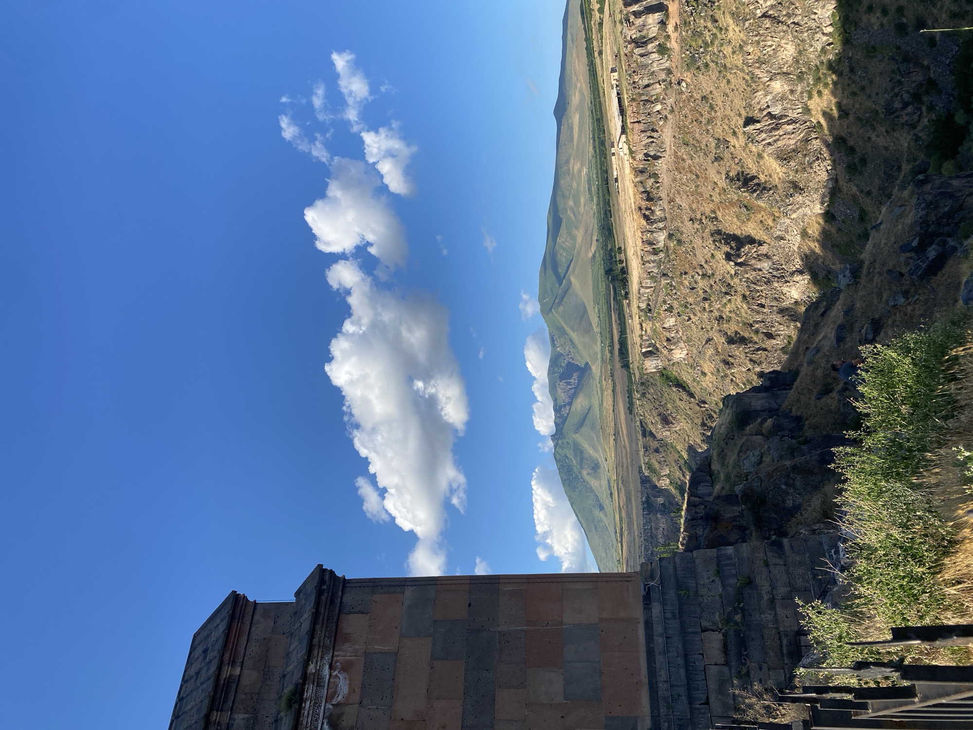 Exploring Hovanavank Monastery above an Armenian canyon