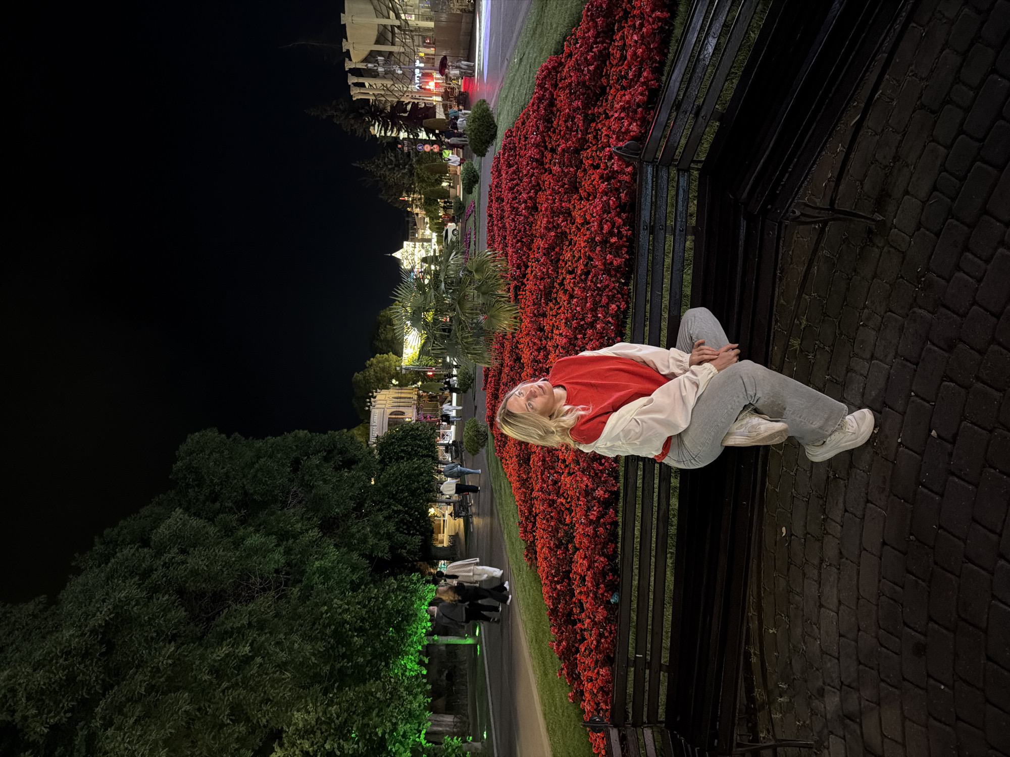 Summer night stroll through Kislovodsk's historic city center