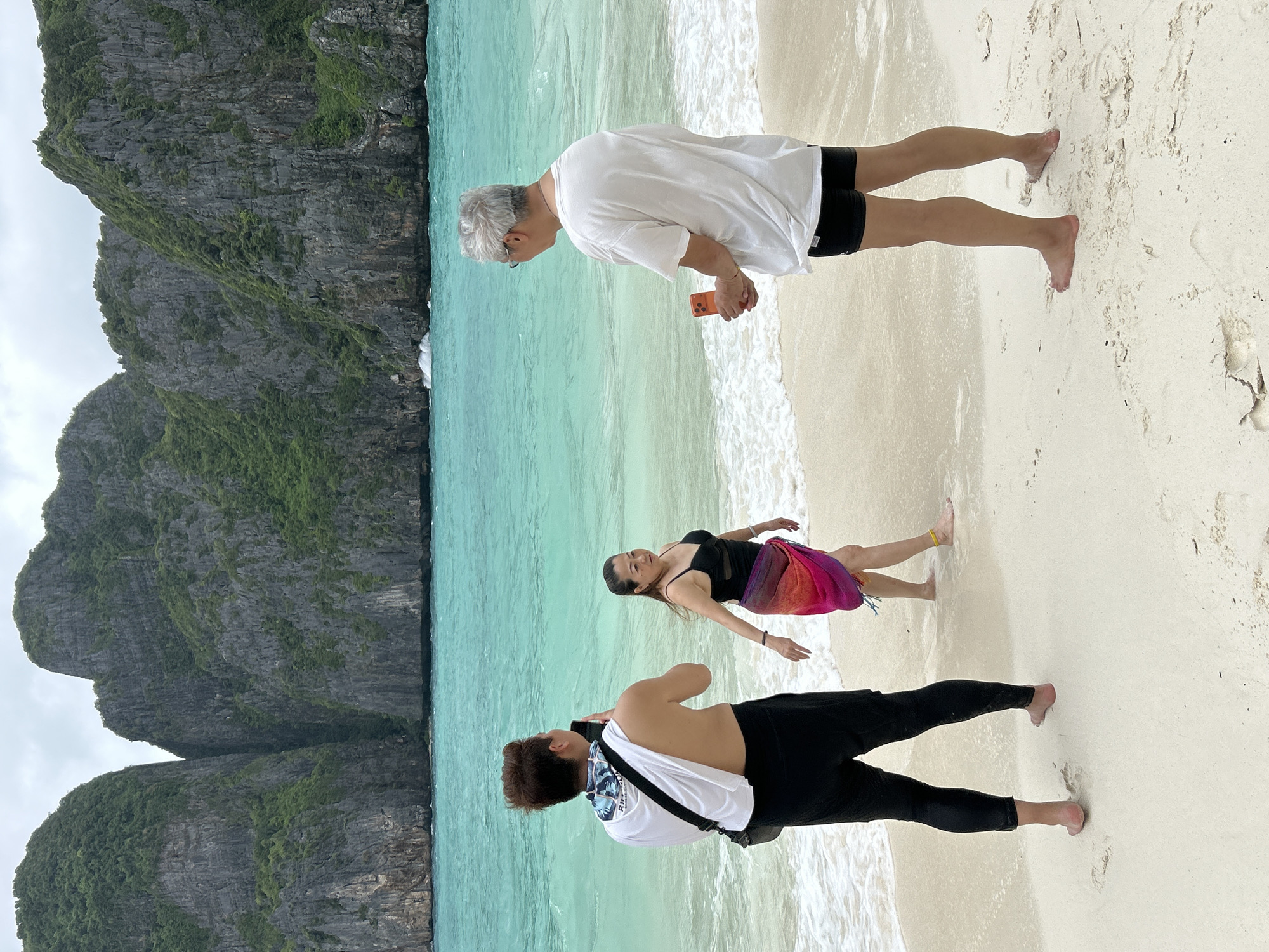 Early morning beach moments captured at Ao Nang, Thailand