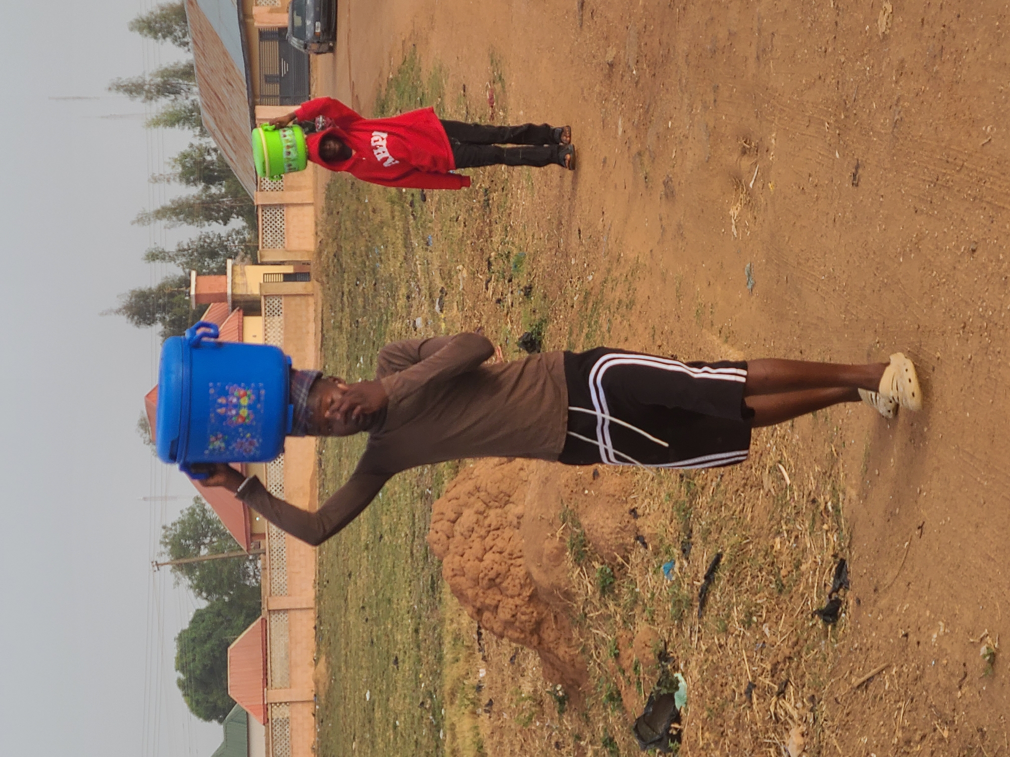 Morning scenes captured in Nigerian village show daily routines