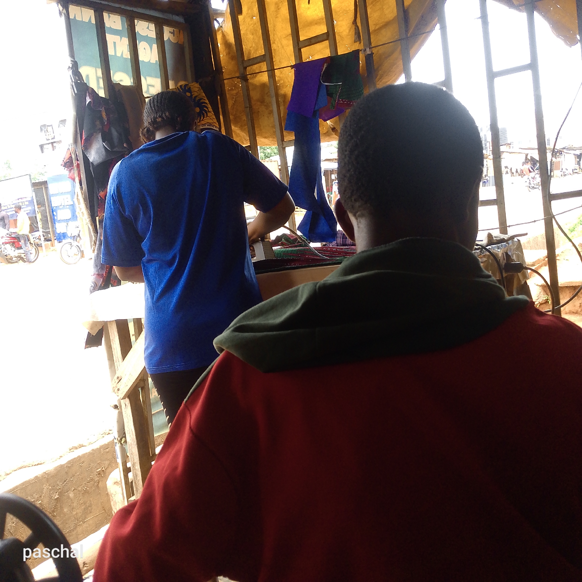 Daily life at tailor shops in Nsugpe, Nigeria