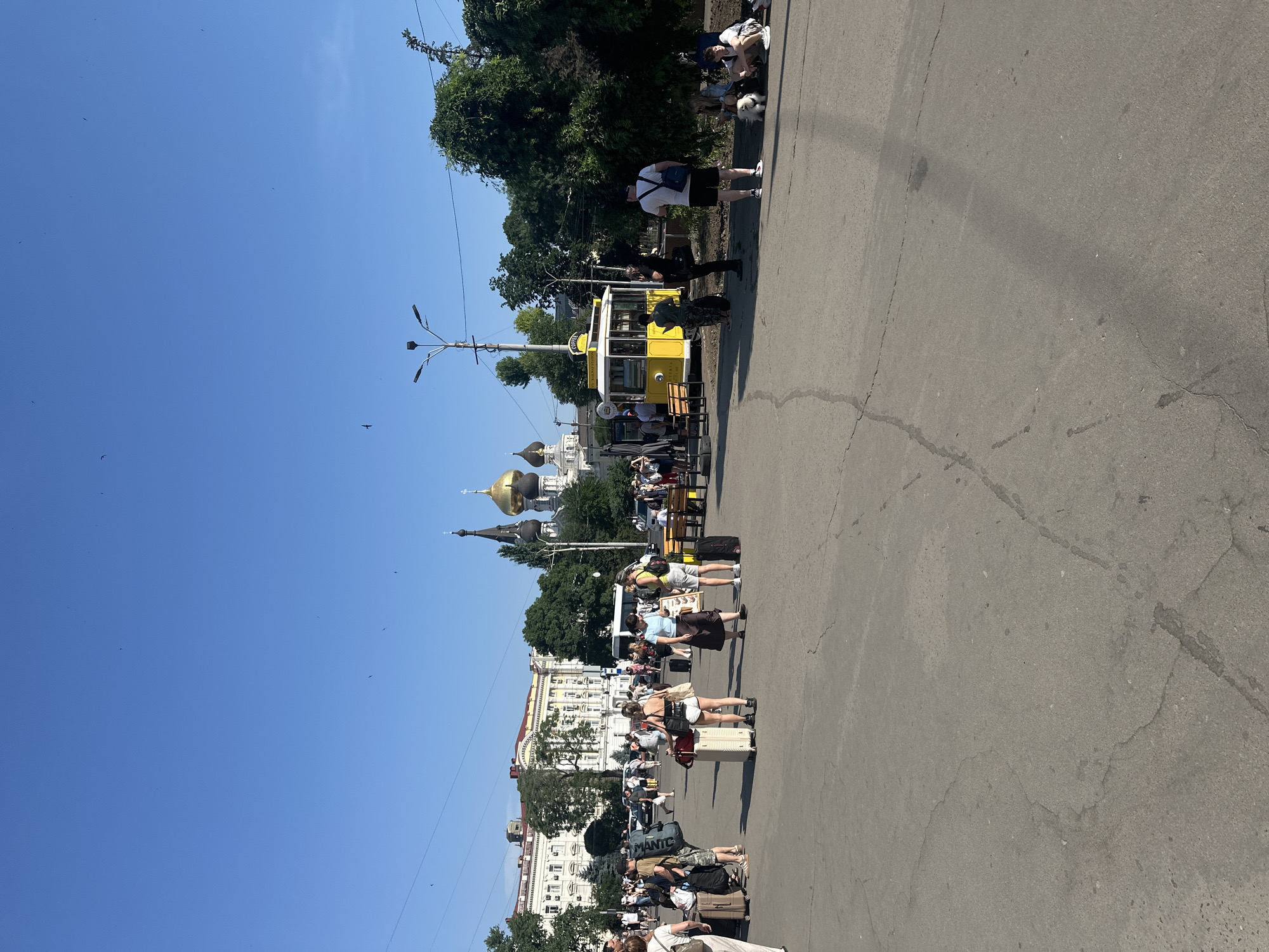 Busy morning at Odesa railway station, June 2026