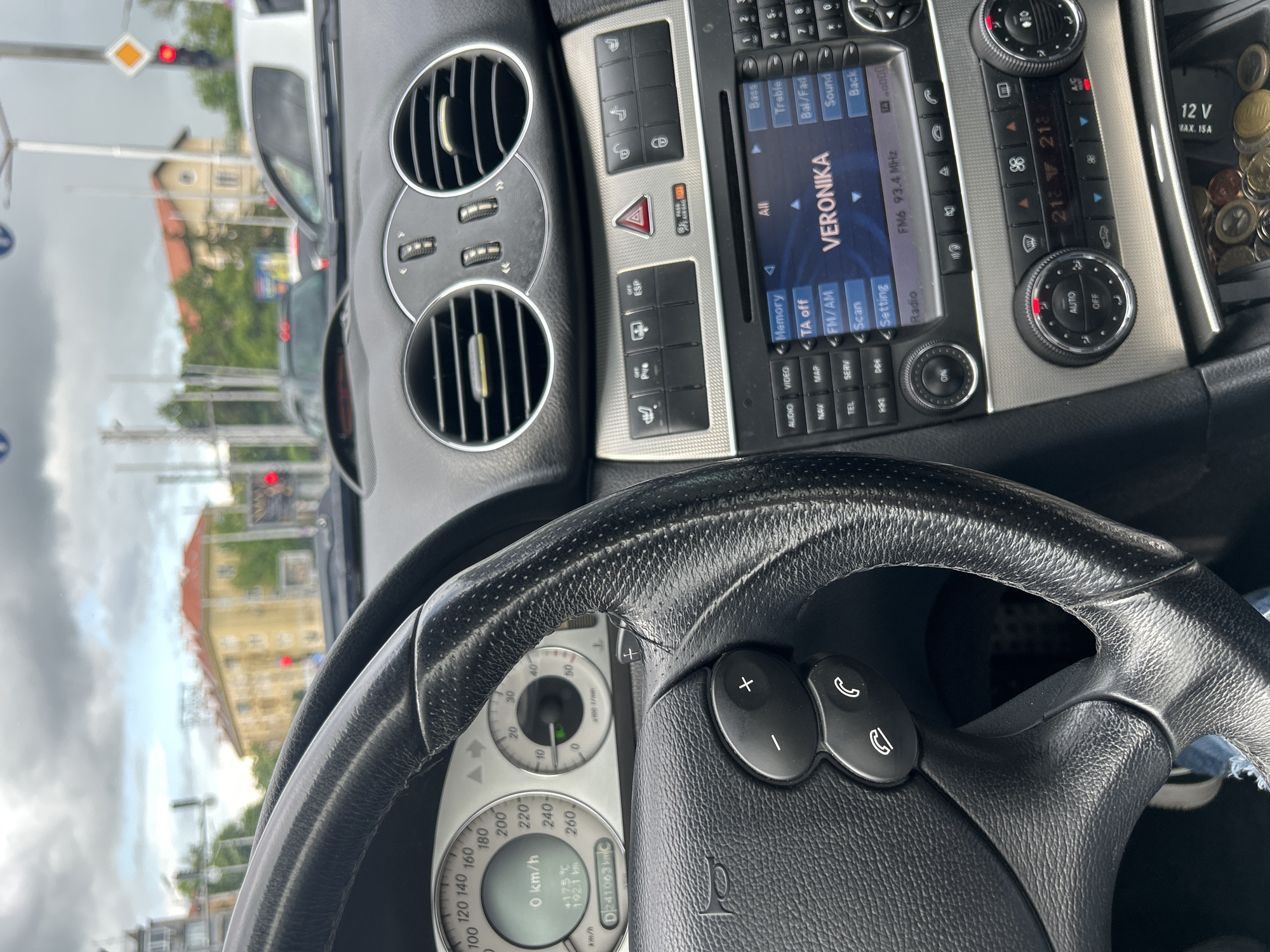Driver tunes radio to VERONIKA 93.4 FM in Plovdiv