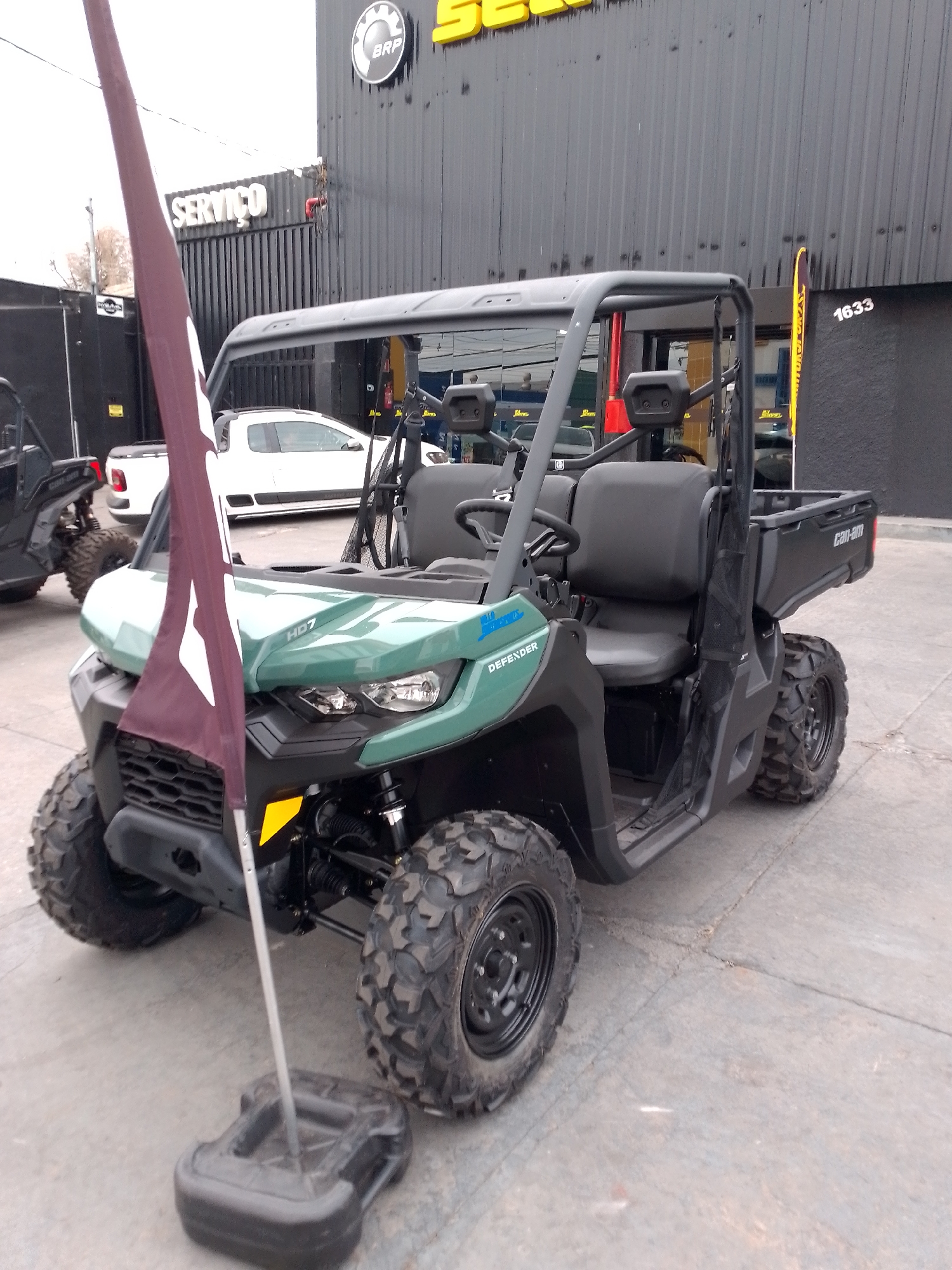 Can-Am Off-Road Vehicles Parked at Cuiabá Motorsports Location