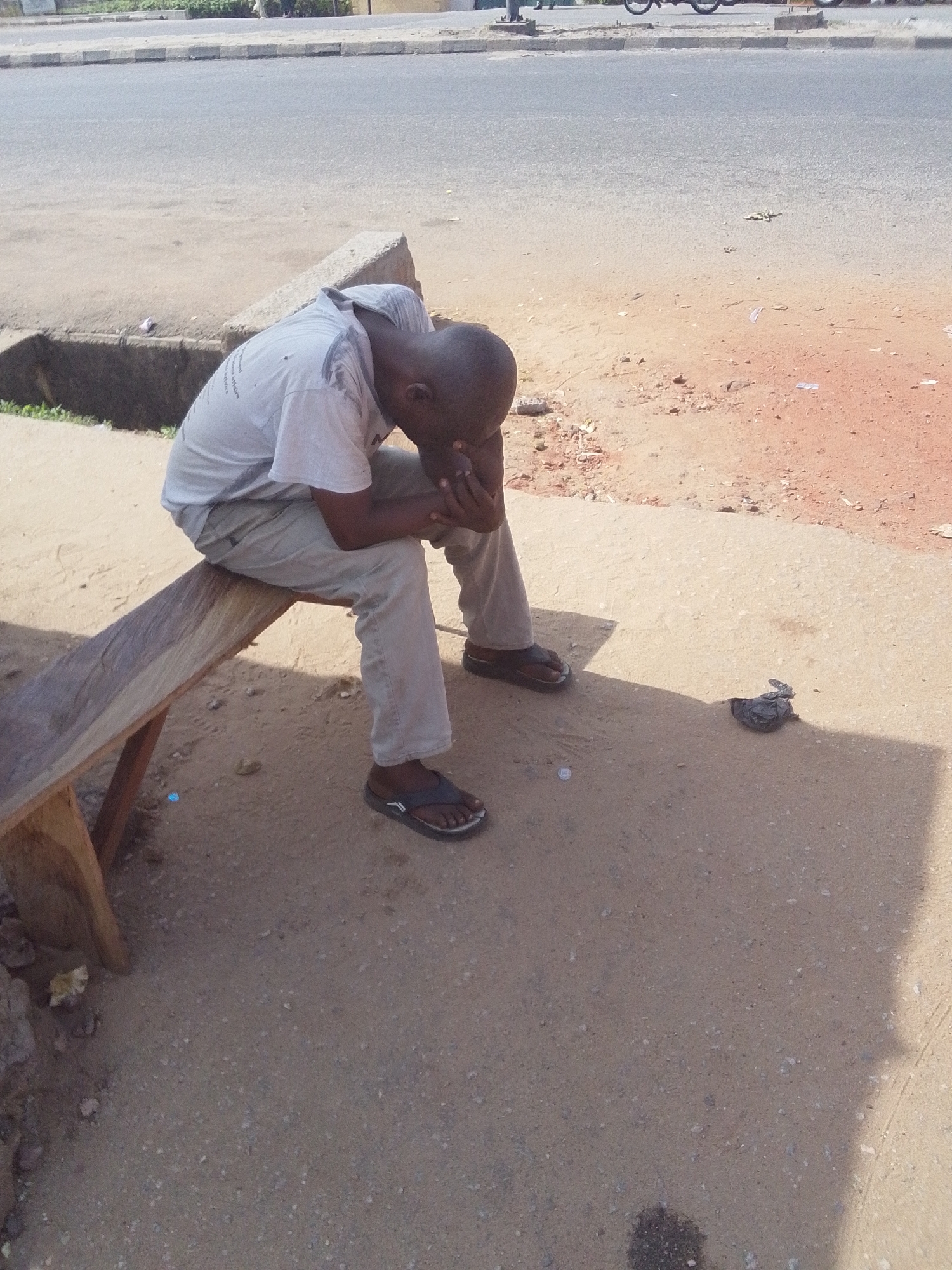 Daily life unfolds across Lokoja streets during morning hours