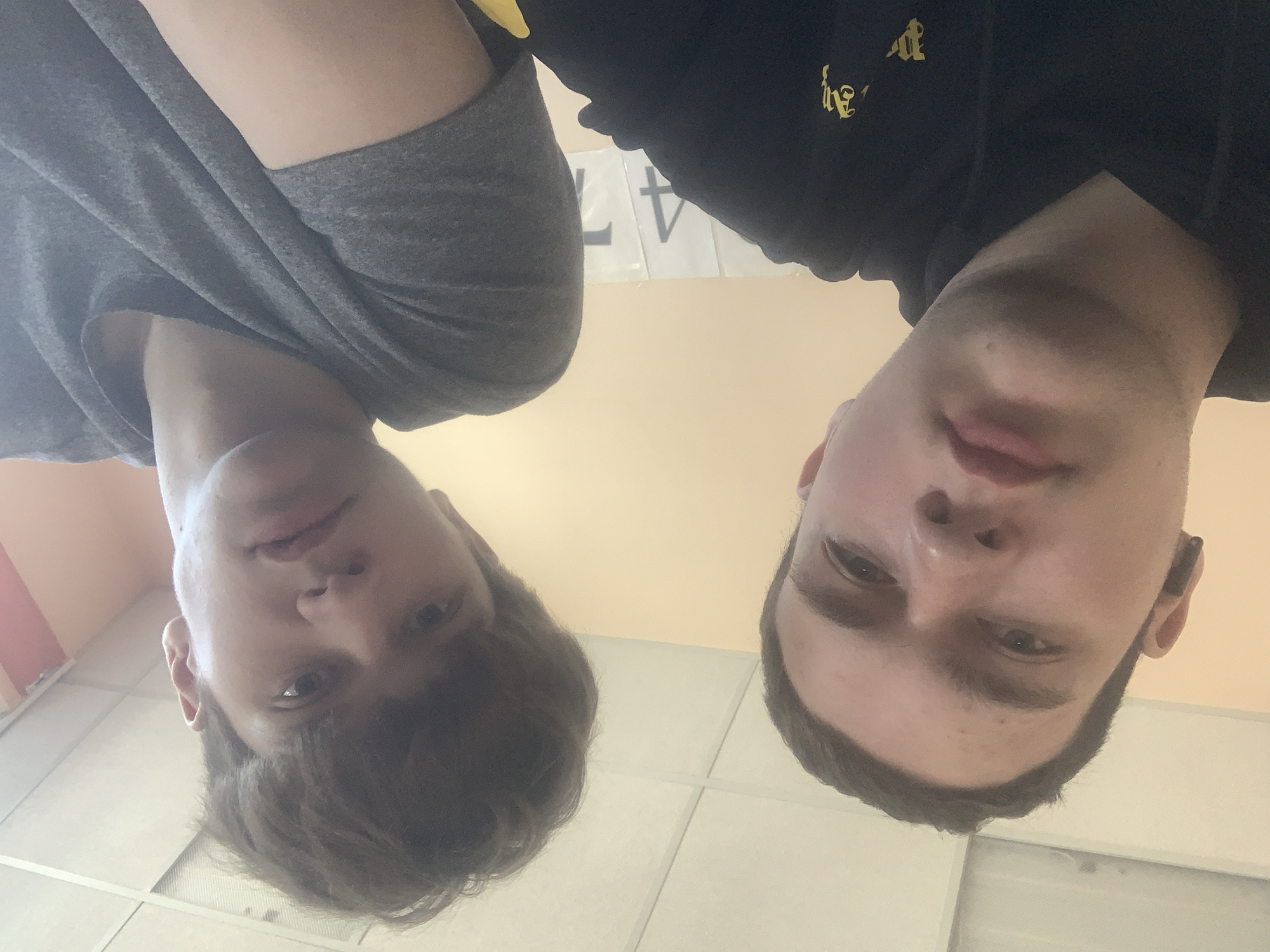 Young men photographed in casual selfies in Severodvinsk