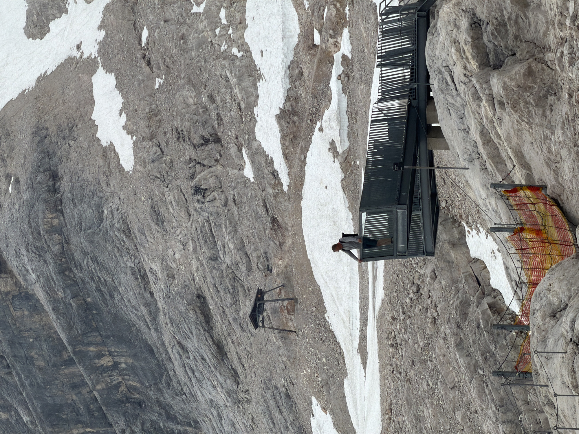 Mountain observation platform visit in the Austrian Alps