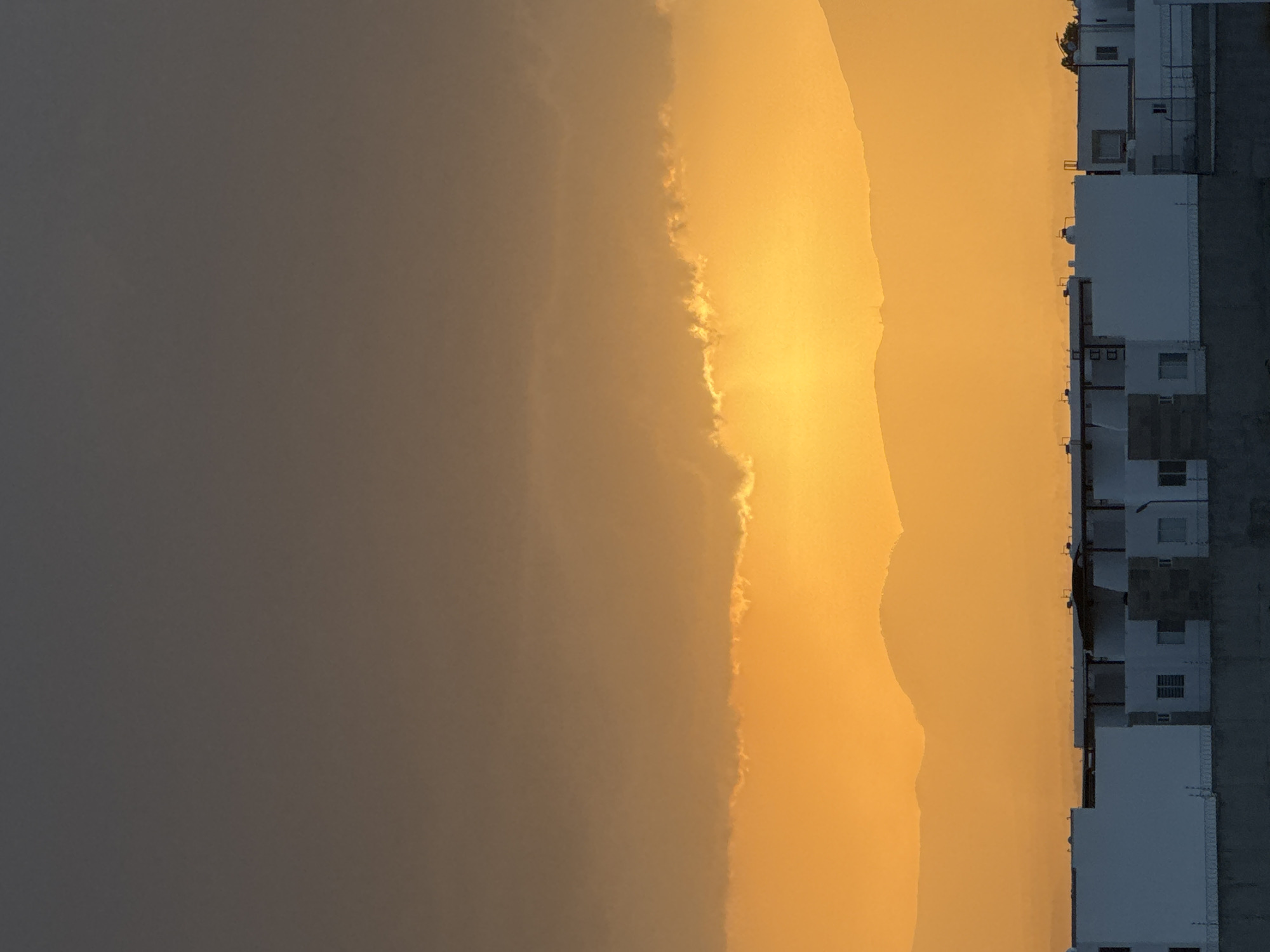 Sunset captured over San Francisco Ocotlán urban landscape