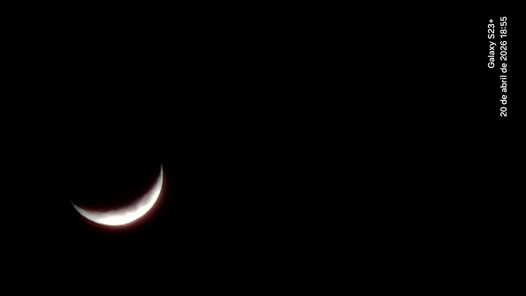 Partial solar eclipse observed and photographed in Maule, Chile