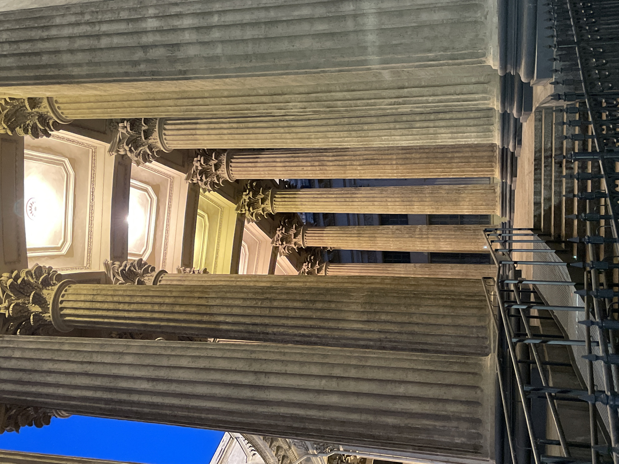 Evening architectural tour documented in central Saint Petersburg