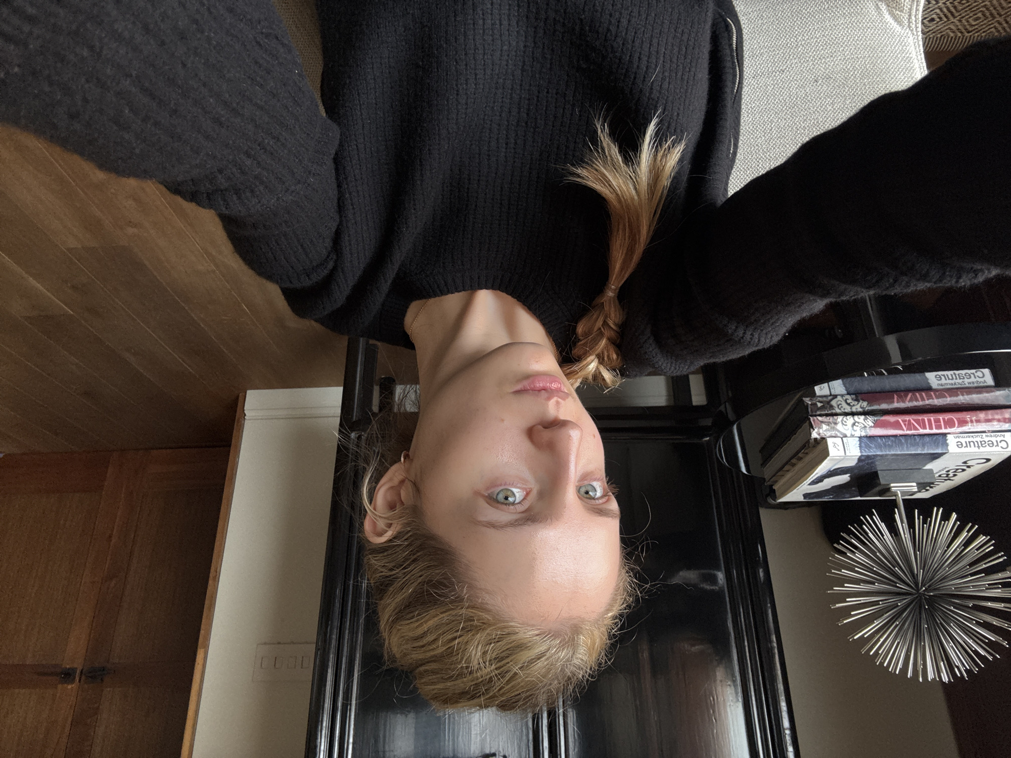 Woman photographed resting at Mexico City home