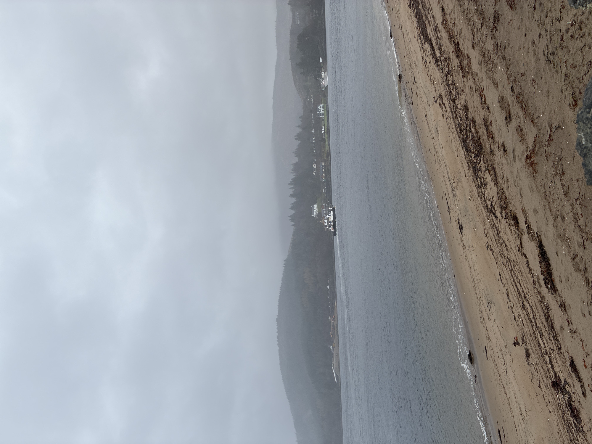 Cloudy coastal morning captured in Corran, UK