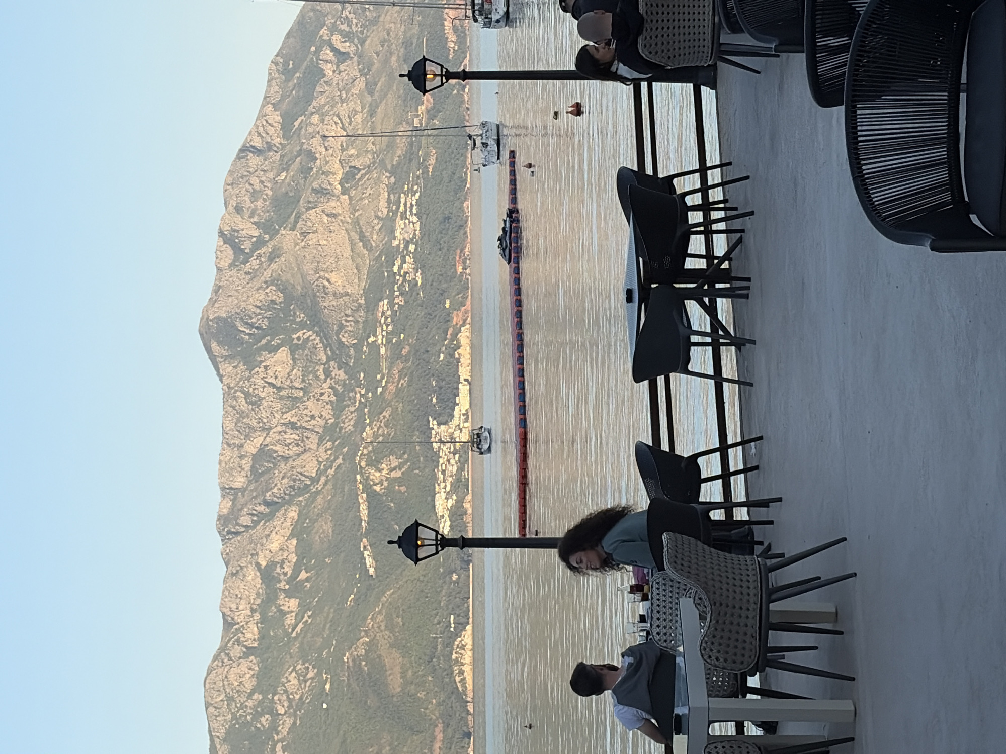 Afternoon leisure activities documented along Budva Montenegro waterfront