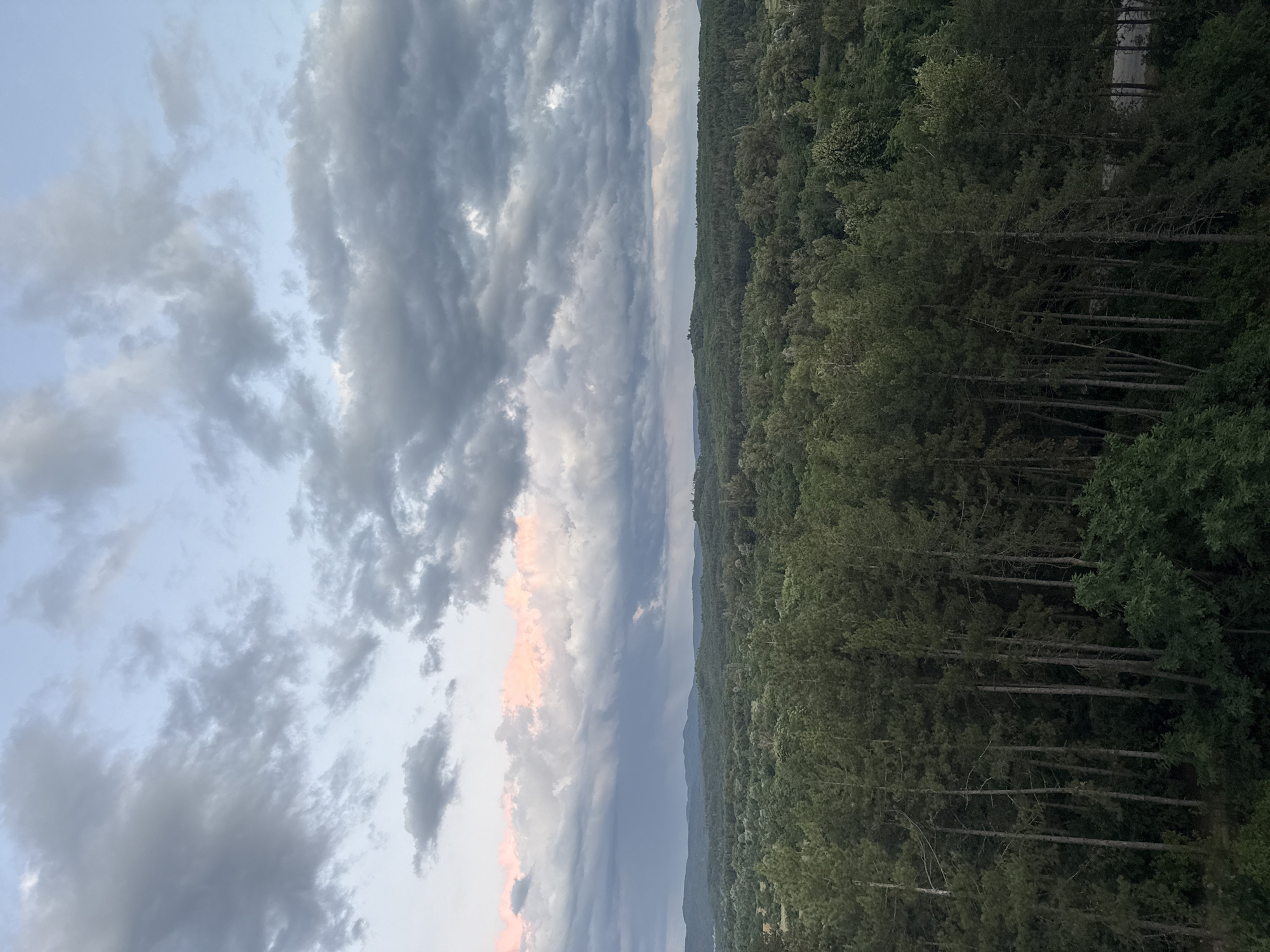 Evening at Koprinka Reservoir, dam views and summer storms