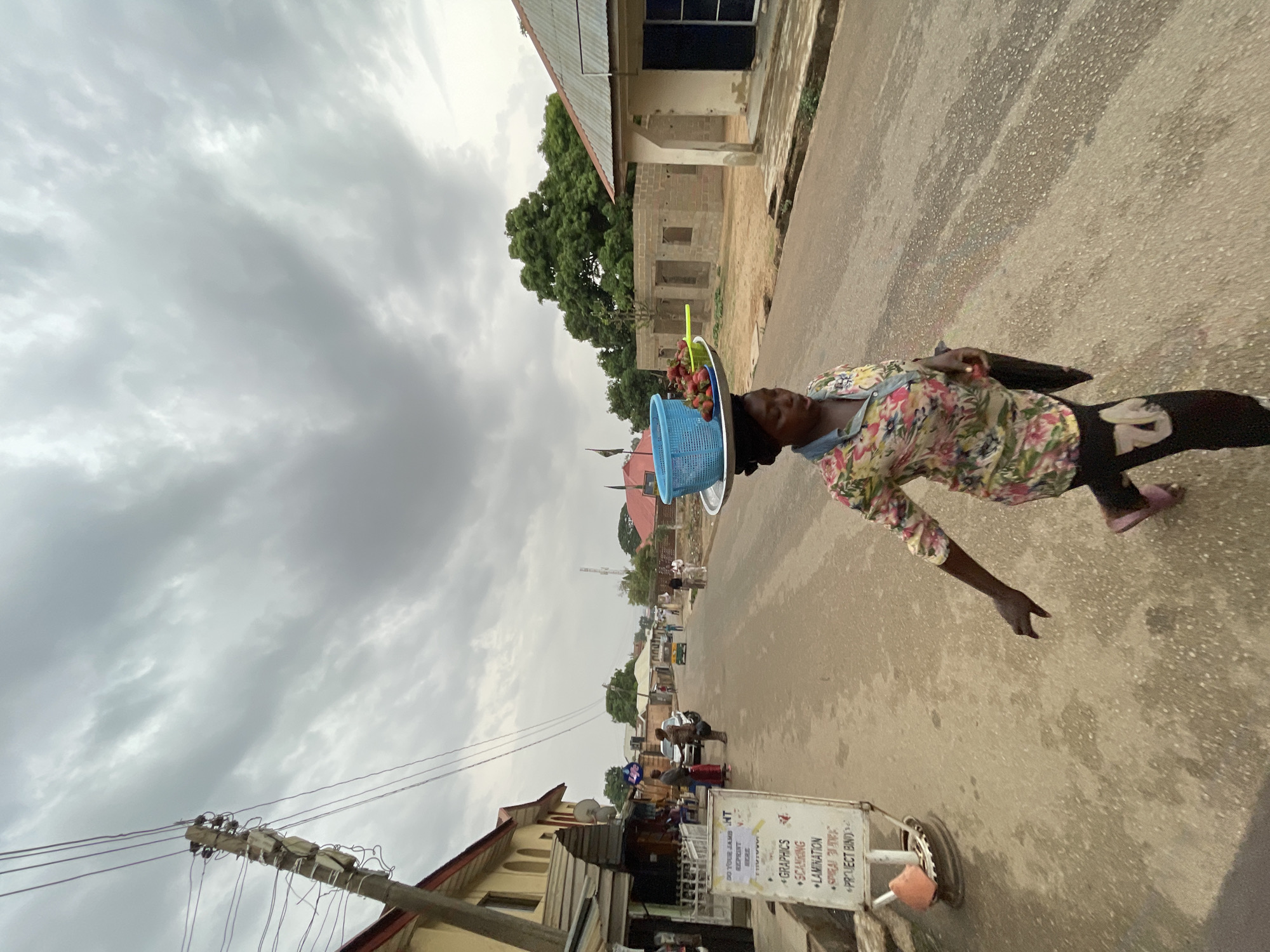 Daily street life documented across Jos, Nigeria neighborhood